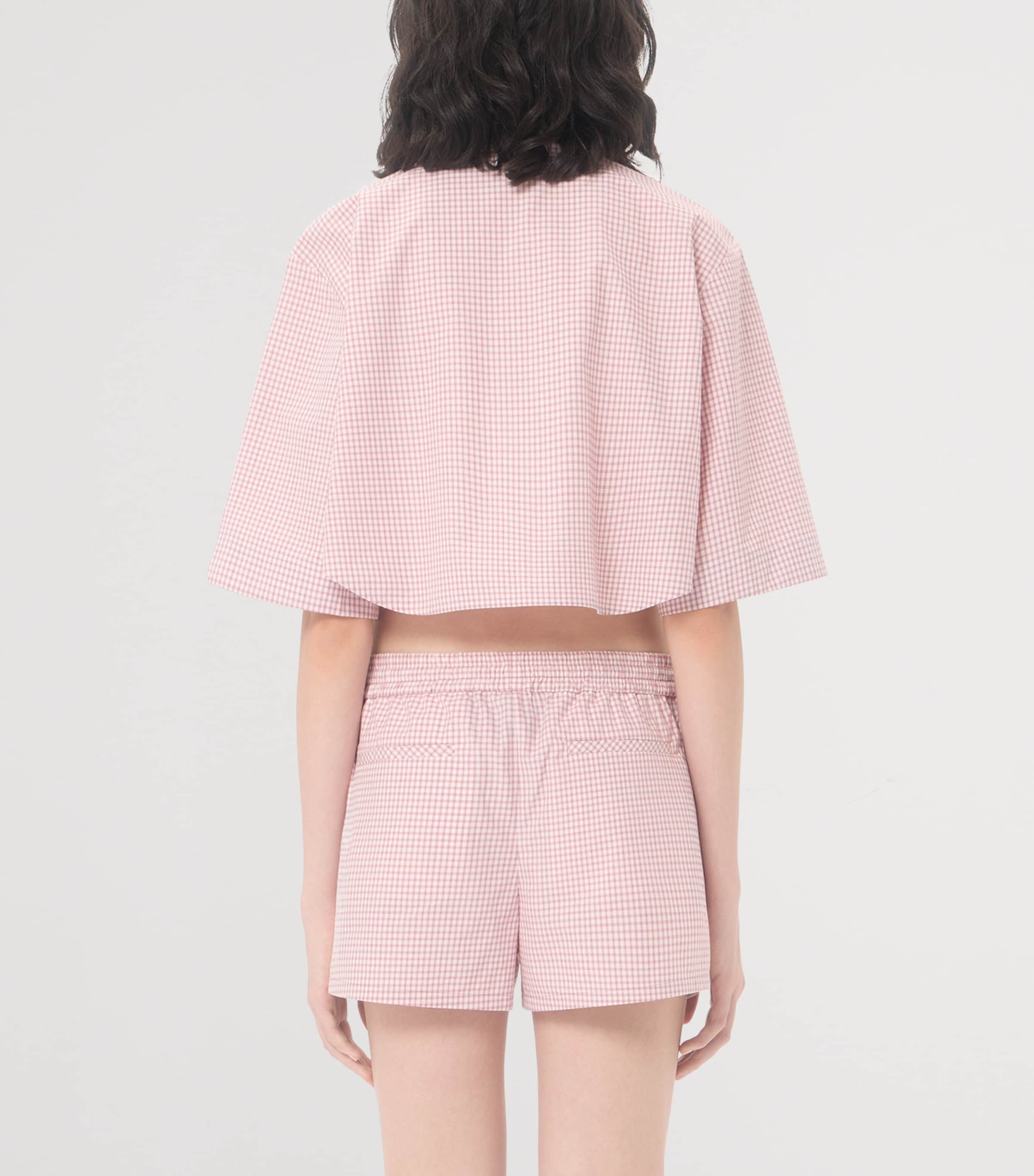 Valentino Womens Cotton Cropped Shirt Image 5