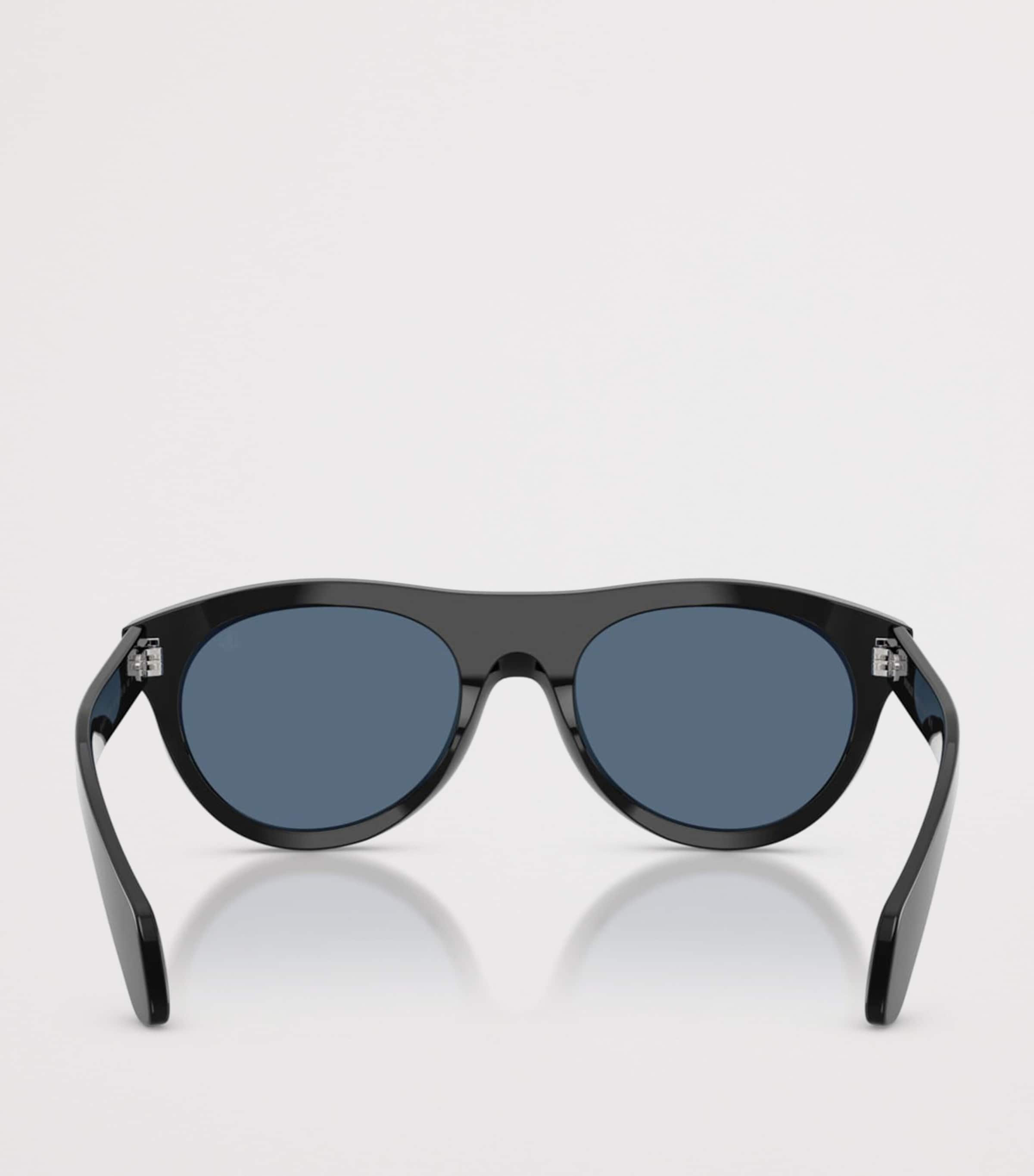 Moncler Splash Round Sunglasses Black Image 4