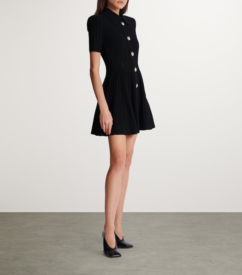 Knitted Mini Dress 0PA NOIR Image 2