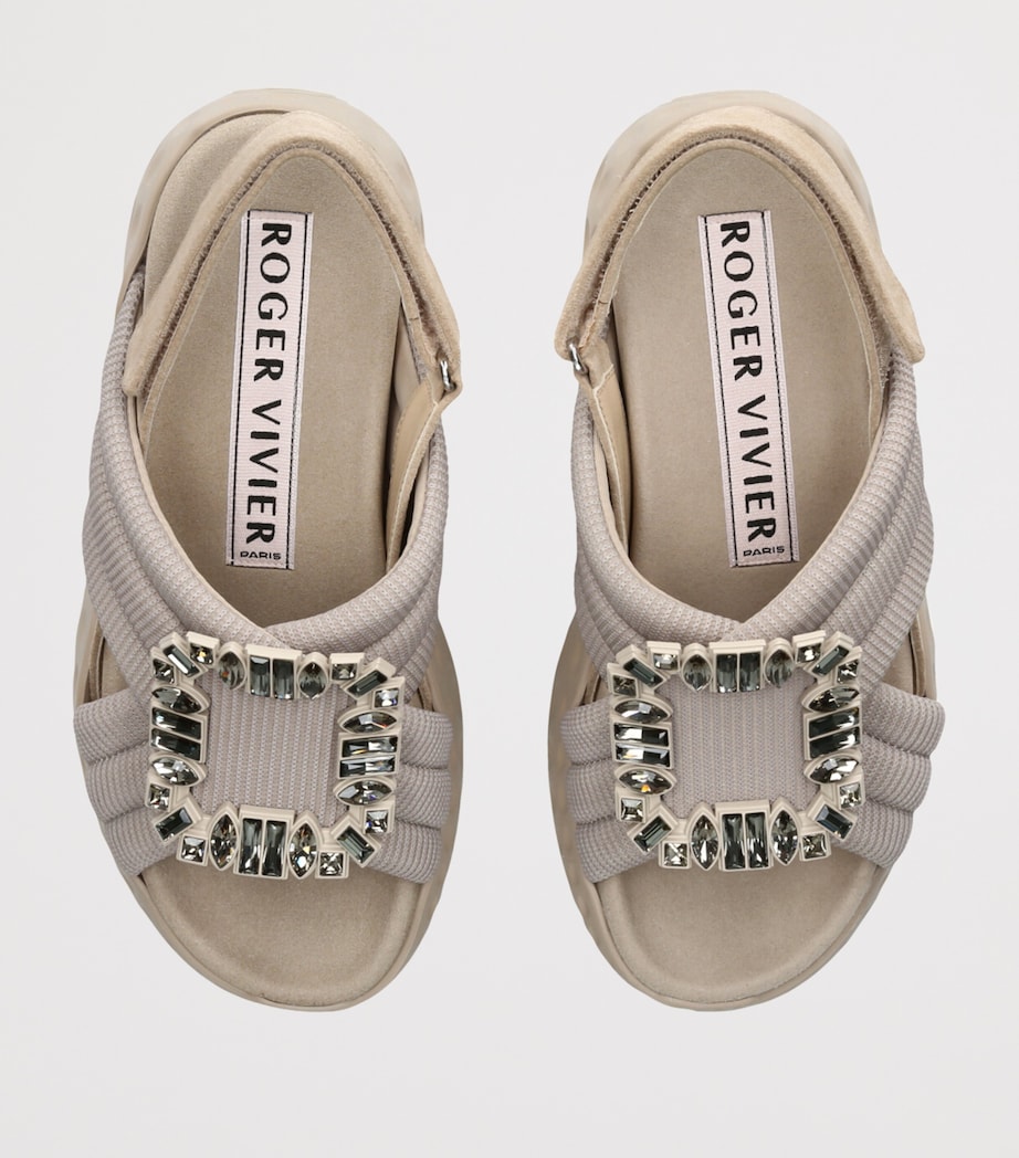 Viv' Run Light Strass Sandals TAUPE COMB Image 4