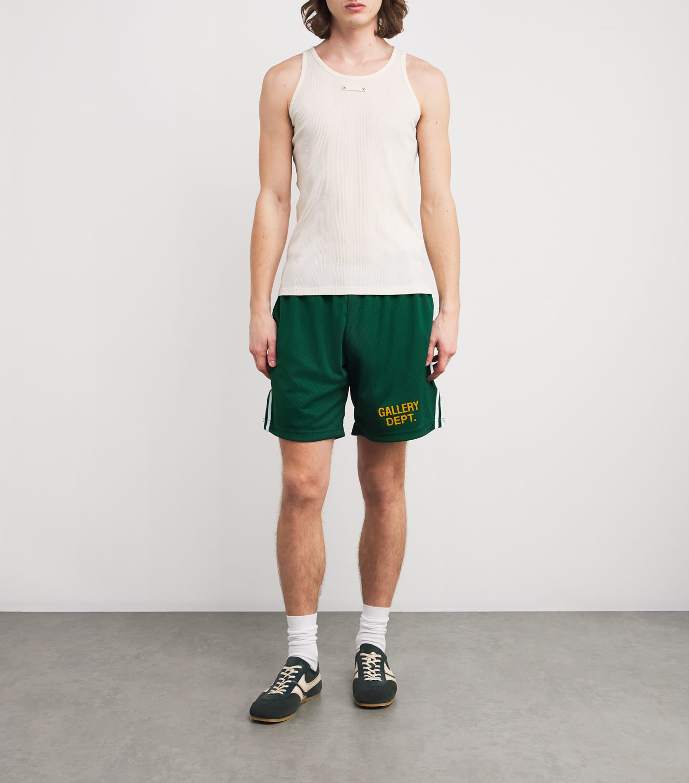GALLERY DEPT. Green Venice Court Shorts | Harrods US