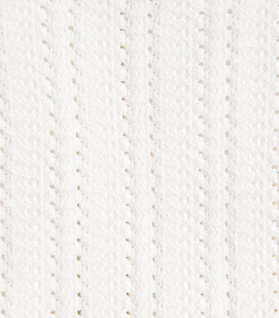 Theory Womens Textured Boat Neck Tank Top White Image 6