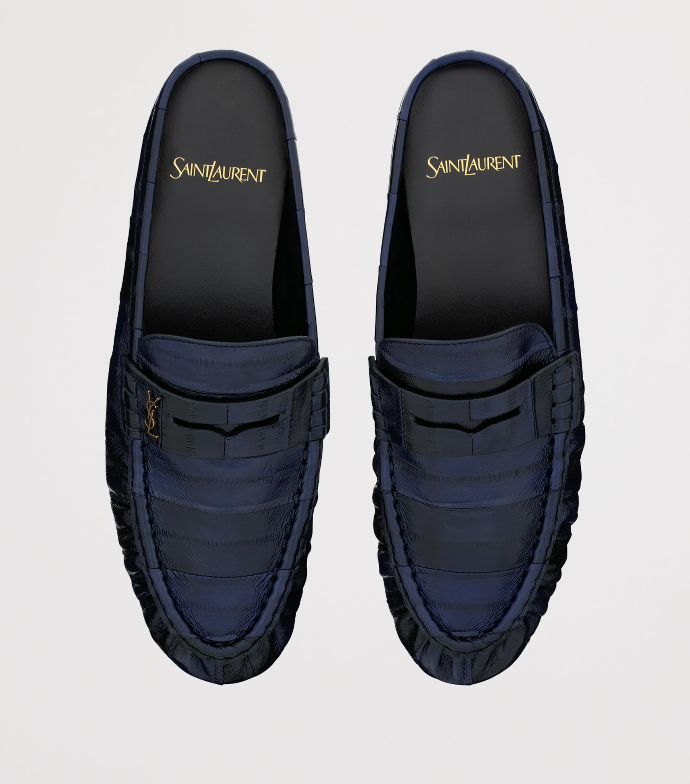 Saint Laurent Womens Leather Le Loafer Mules Image 2