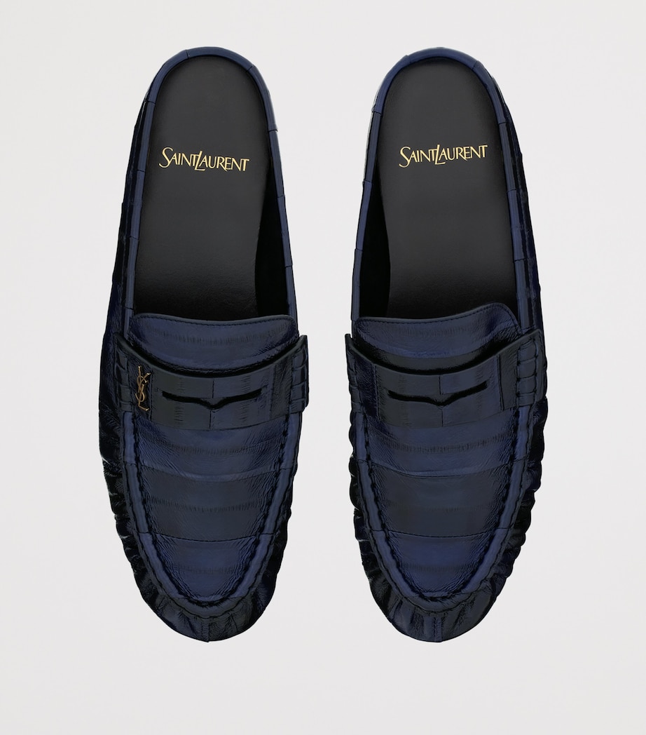 Saint Laurent Womens Leather Le Loafer Mules Image 2