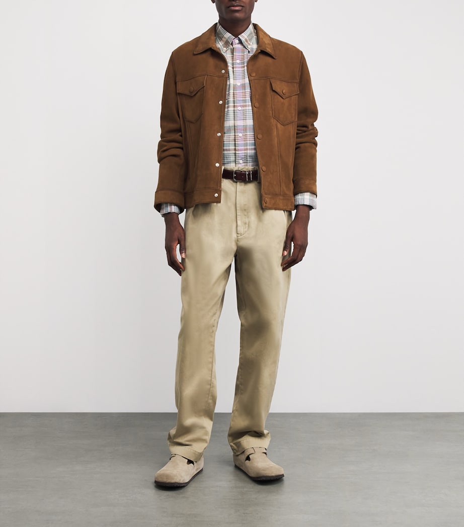 Cotton Madras Oxford Shirt GREEN Image 2