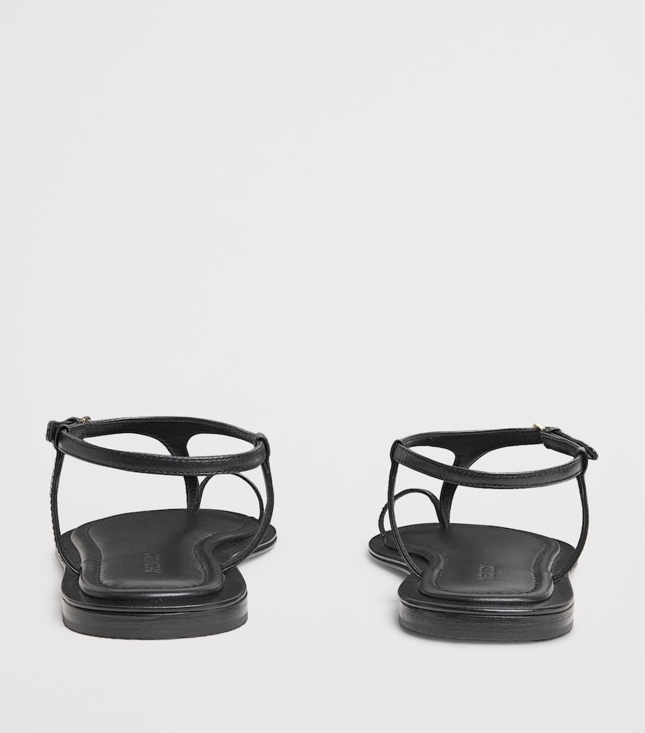 A.EMERY Leather Alta Sandals Black Image 5