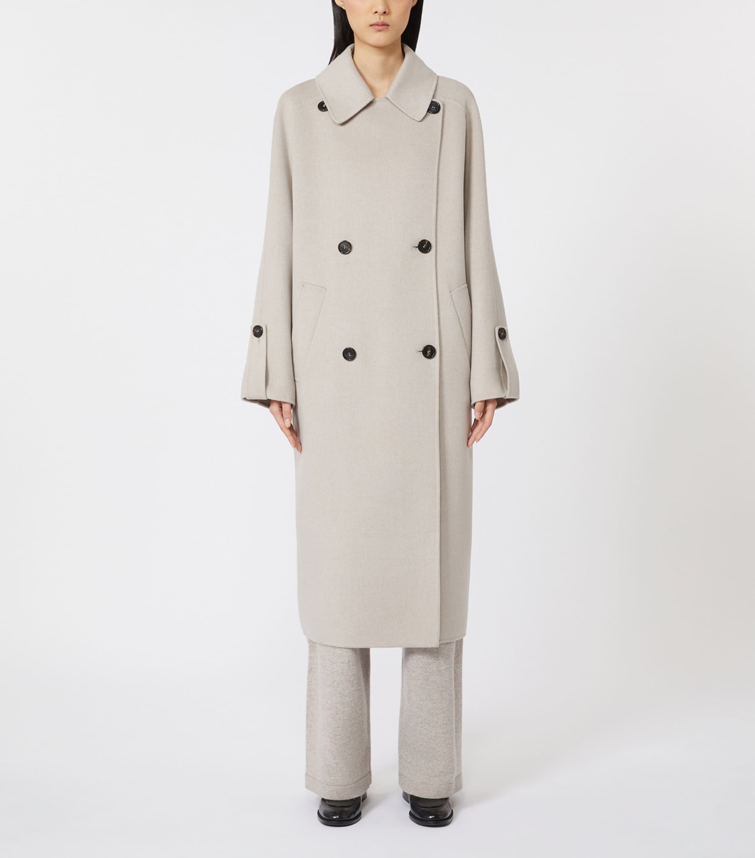 Virgin Wool Coat BEIGE Image 2
