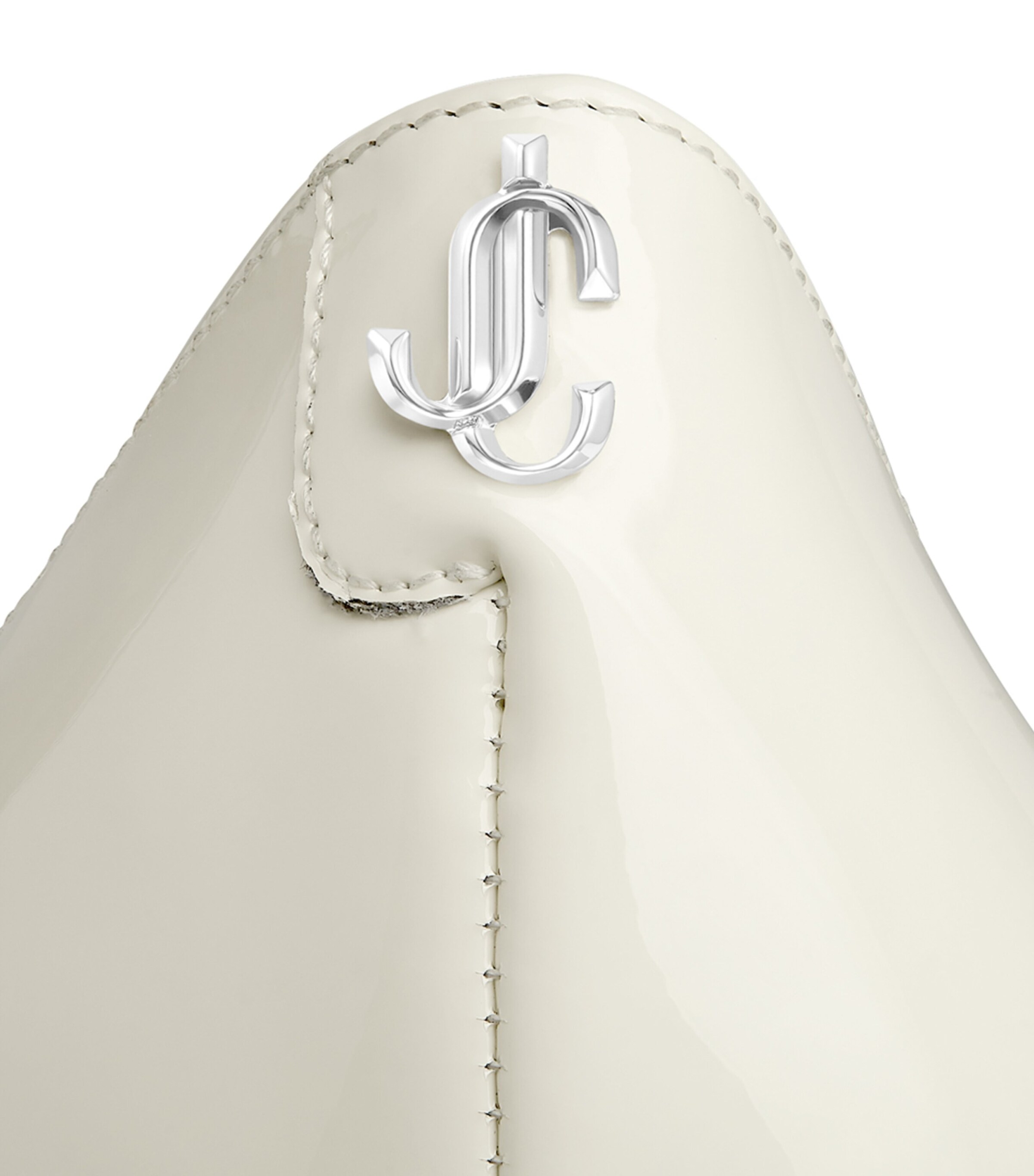 Love 85 Patent Monogram Pumps LATTE Image 3