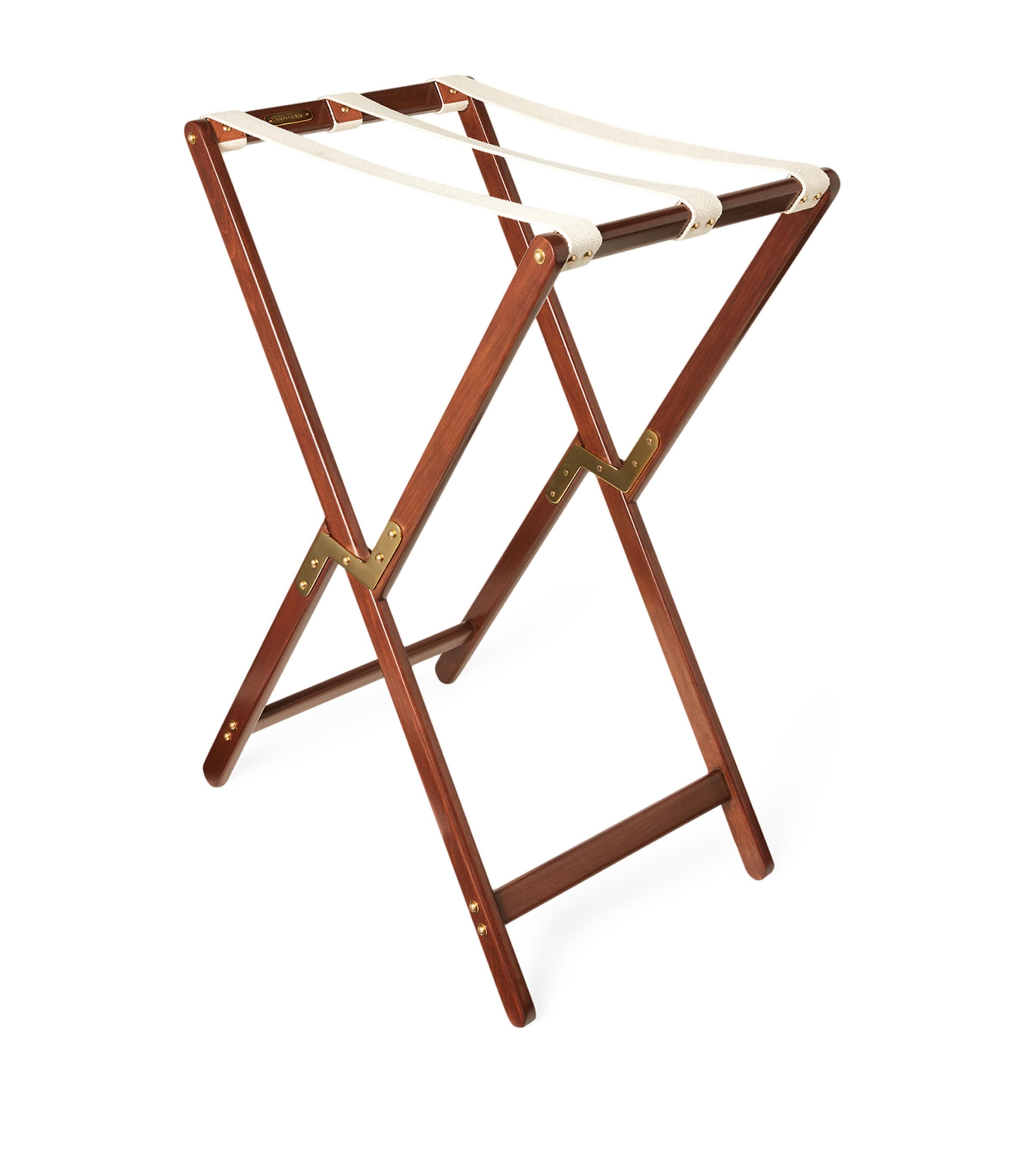 Ralph Lauren Home Wood Gavin Tray Stand | Dining | Serveware | Serving Trays | Designers | Ralph Lauren | Ralph Lauren Home | Living Room