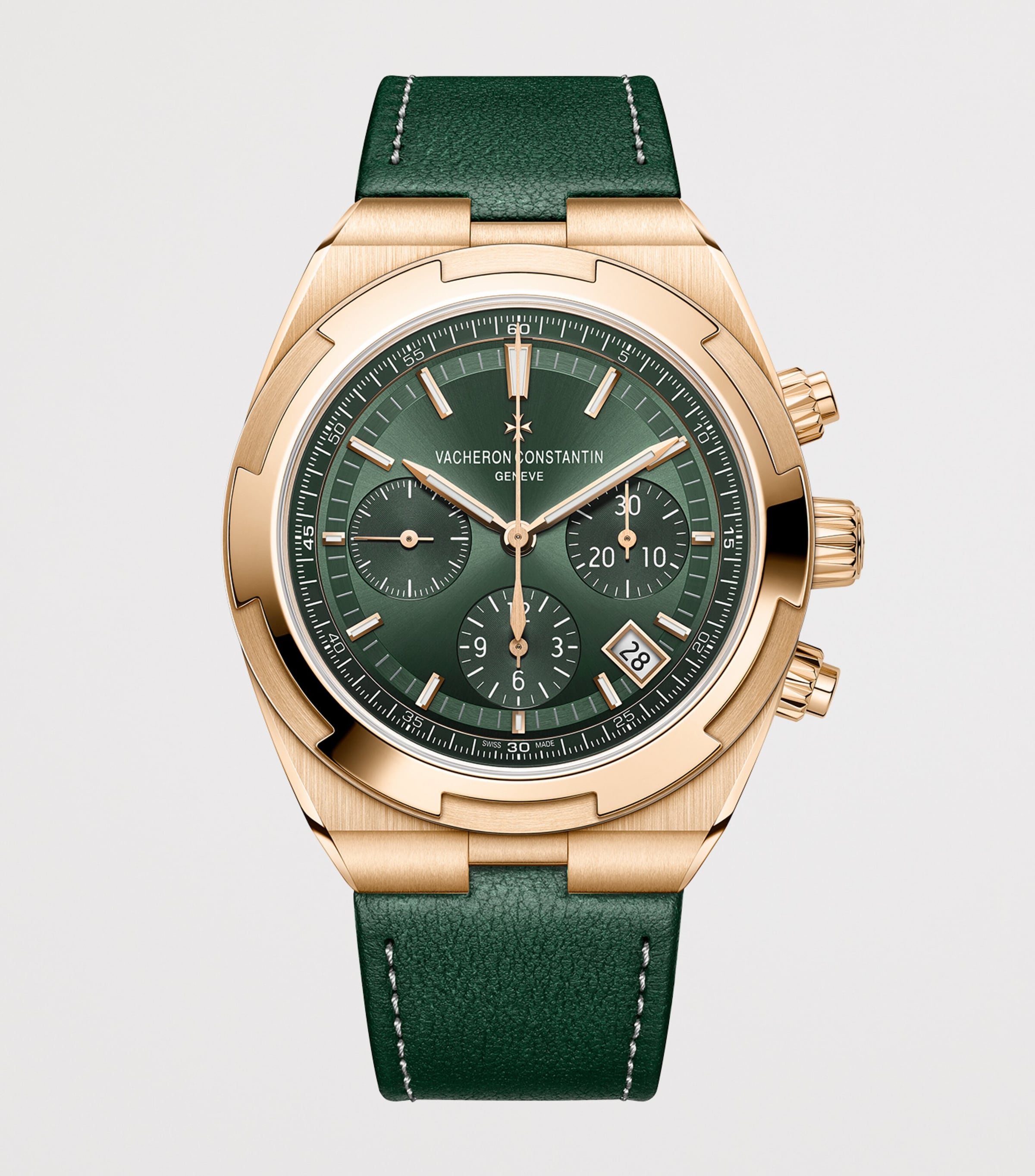 Vacheron Constantin Rose Gold Overseas Chronograph Watch 42.5mm Pink Gold Image 2