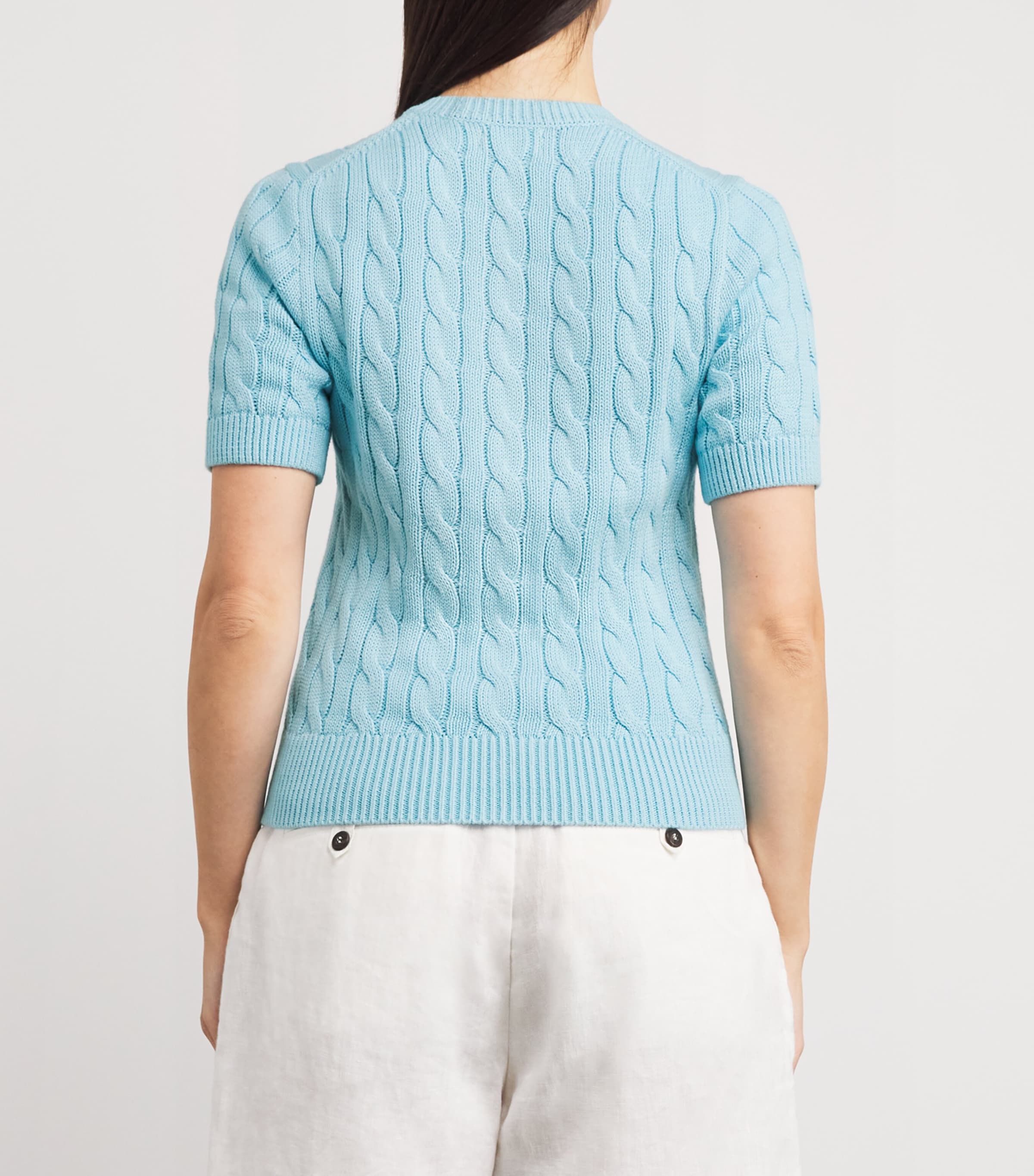 Polo Ralph Lauren Cotton Cable-Knit Cardigan | Harrods US