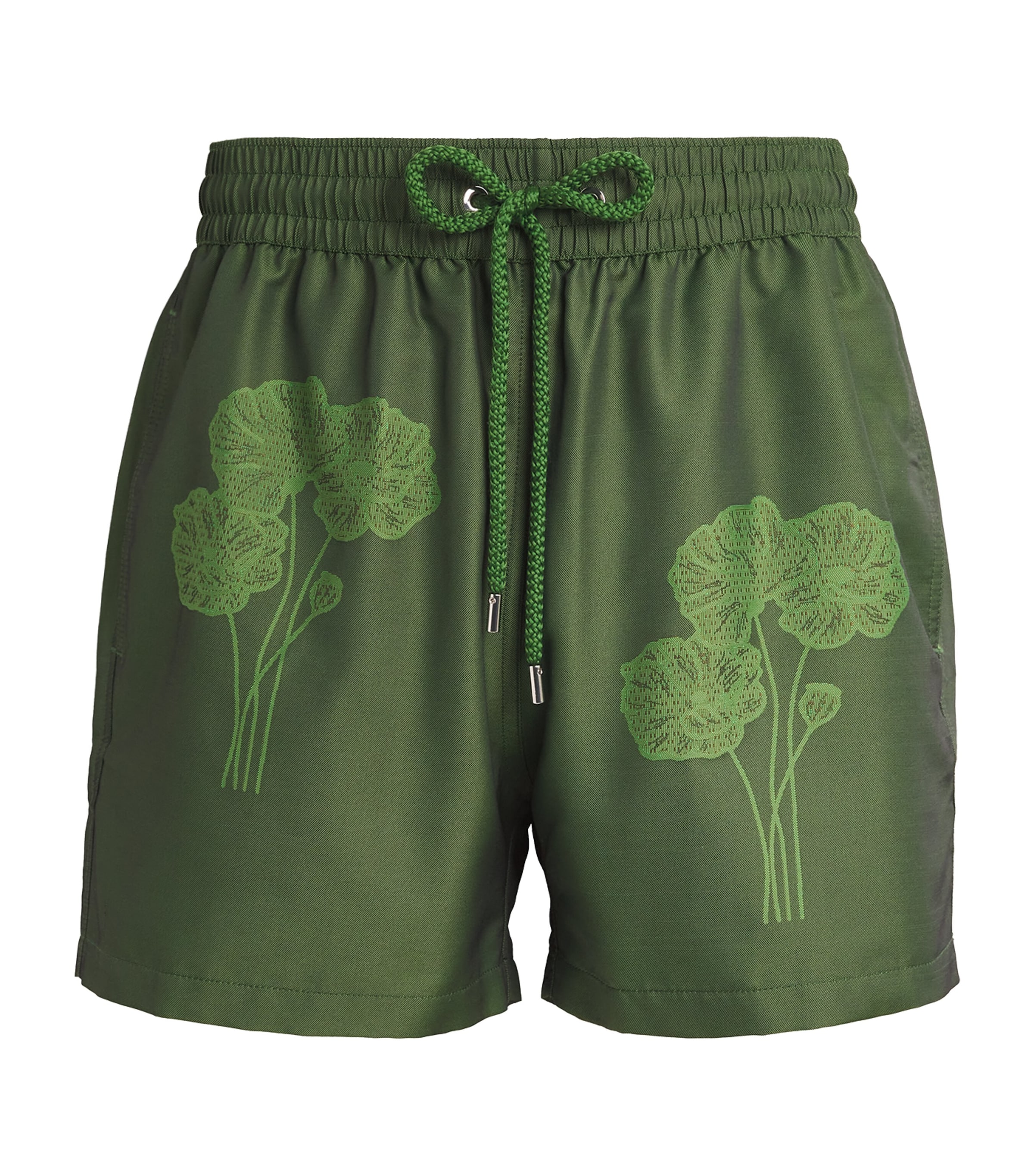 Frescobol Carioca Floral Rio Swim Shorts In Green
