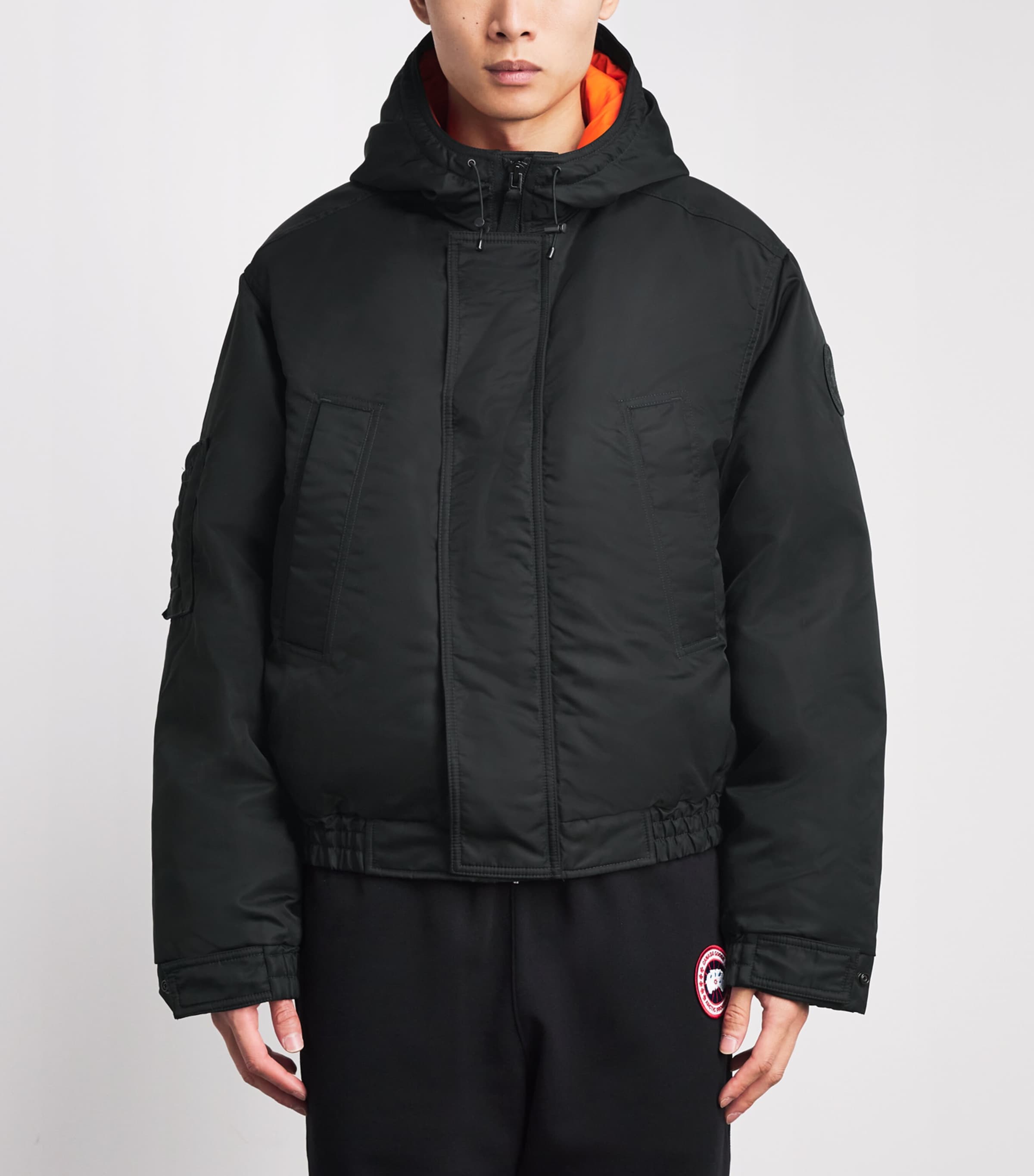 Canada Goose Mens Windrow Down Jacket Nori Grn/ember Image 4