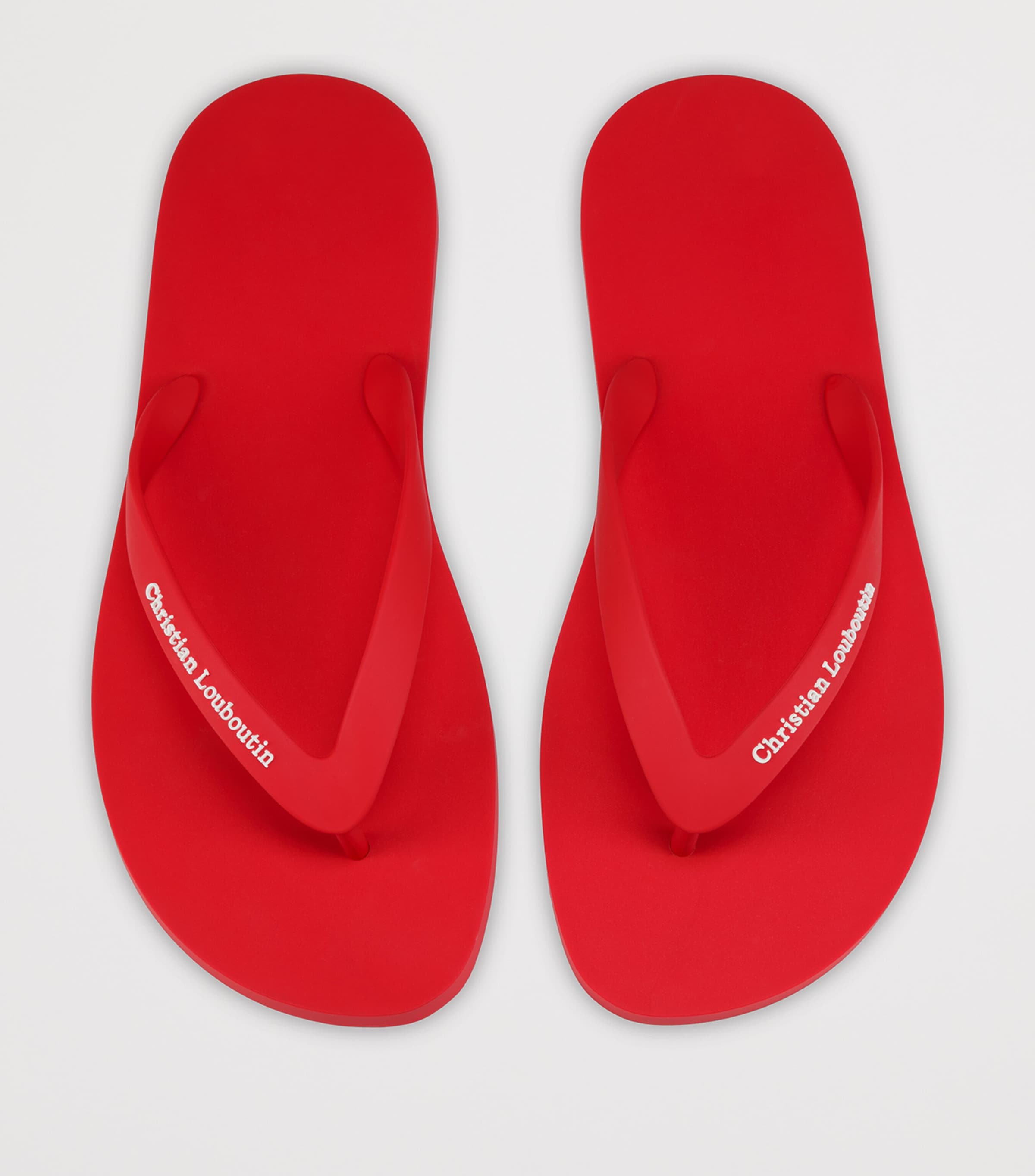 Christian Louboutin The Christian Louboutin Summer Flat Rubber Sandals Image 3
