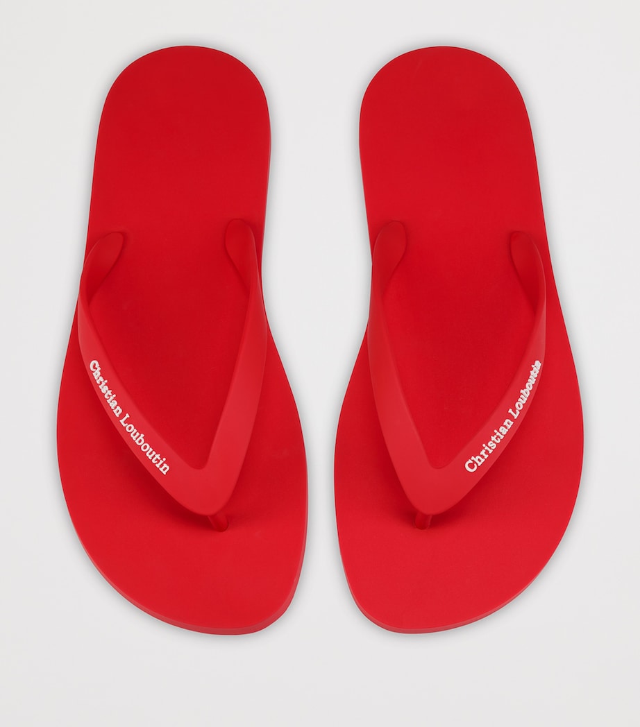Christian Louboutin The Christian Louboutin Summer Flat Rubber Sandals Image 3