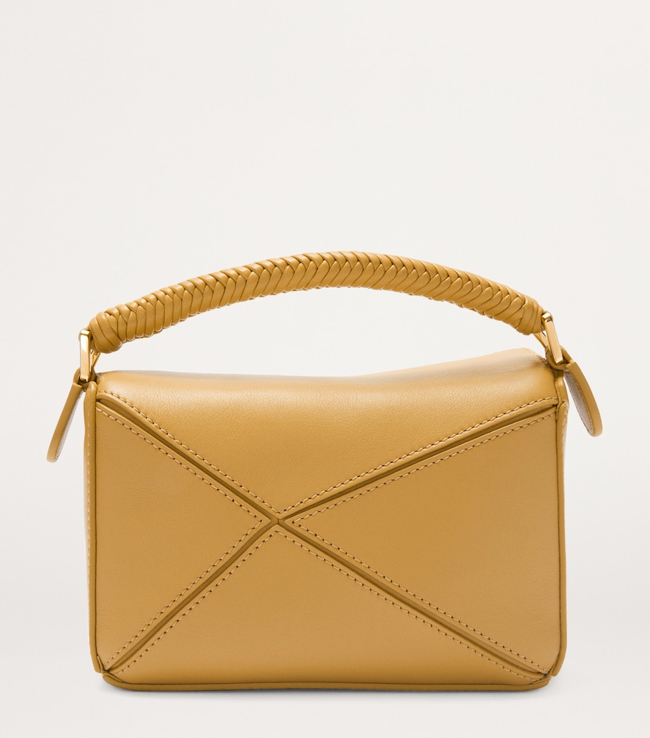 LOEWE Mini Leather Puzzle Top-Handle Bag Sahara Image 2