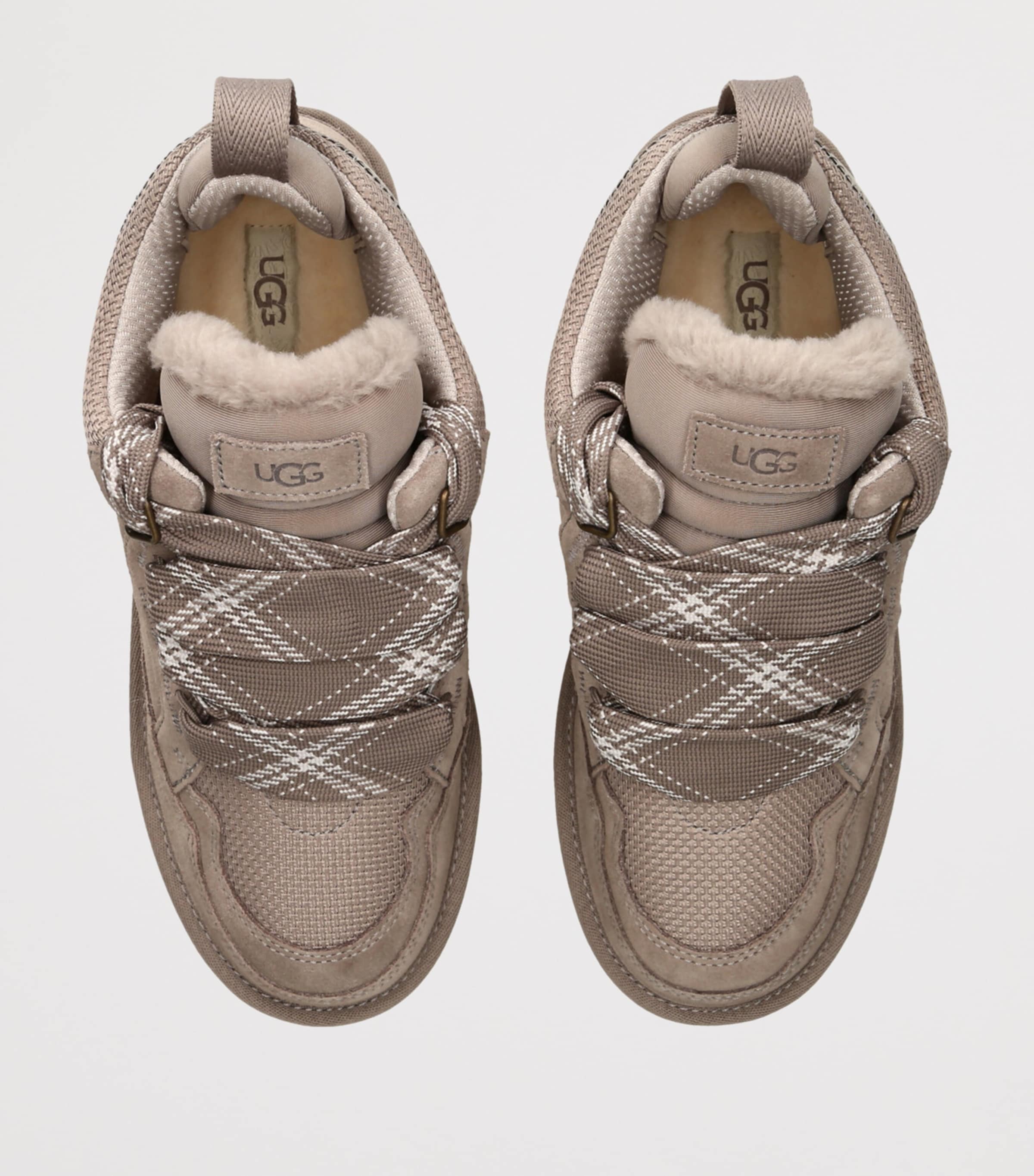 UGG Grey Suede Lowmel Sneakers | Harrods US