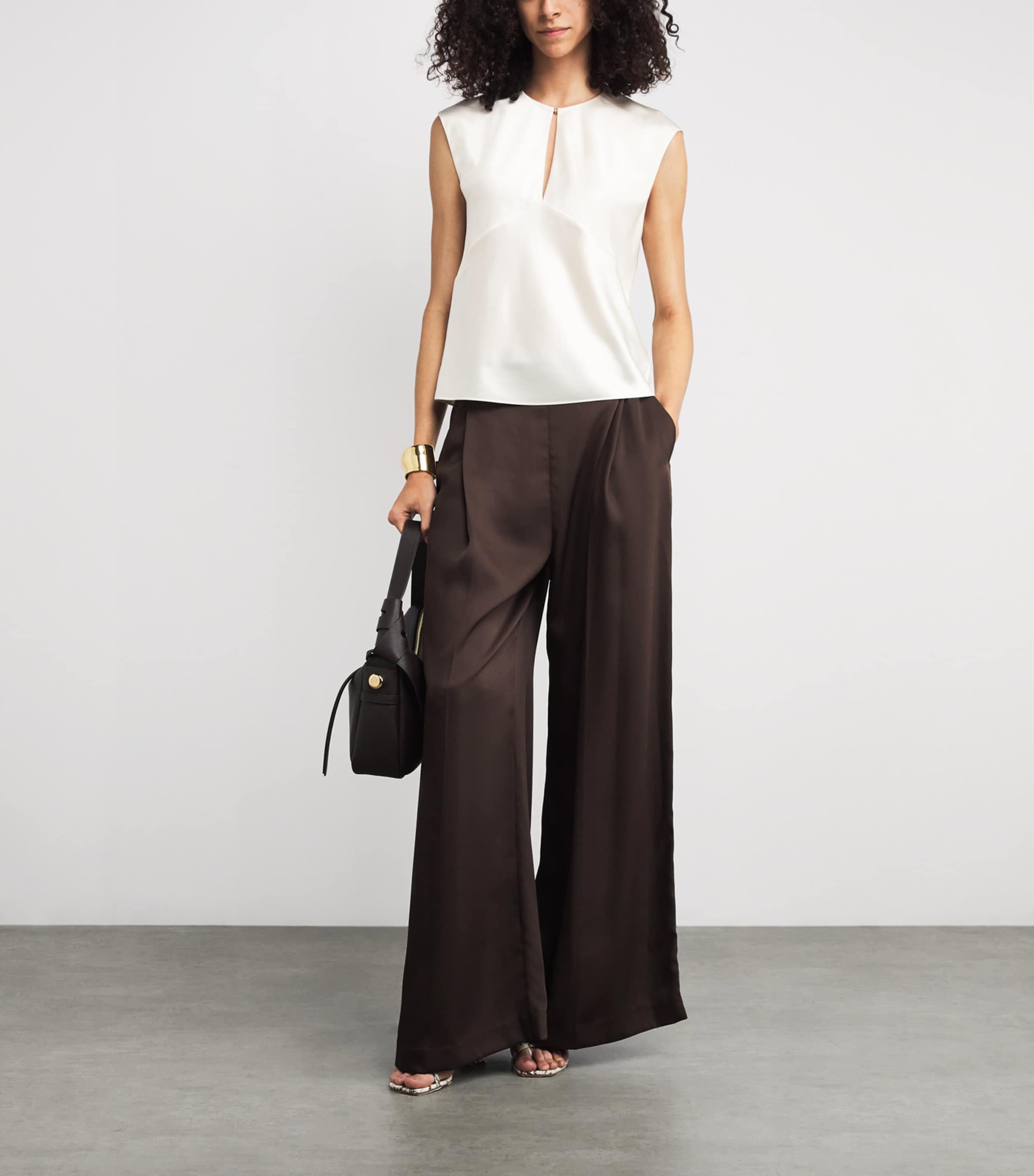 Stretch-Silk Sparrow Blouse W0097 DOVE Image 2