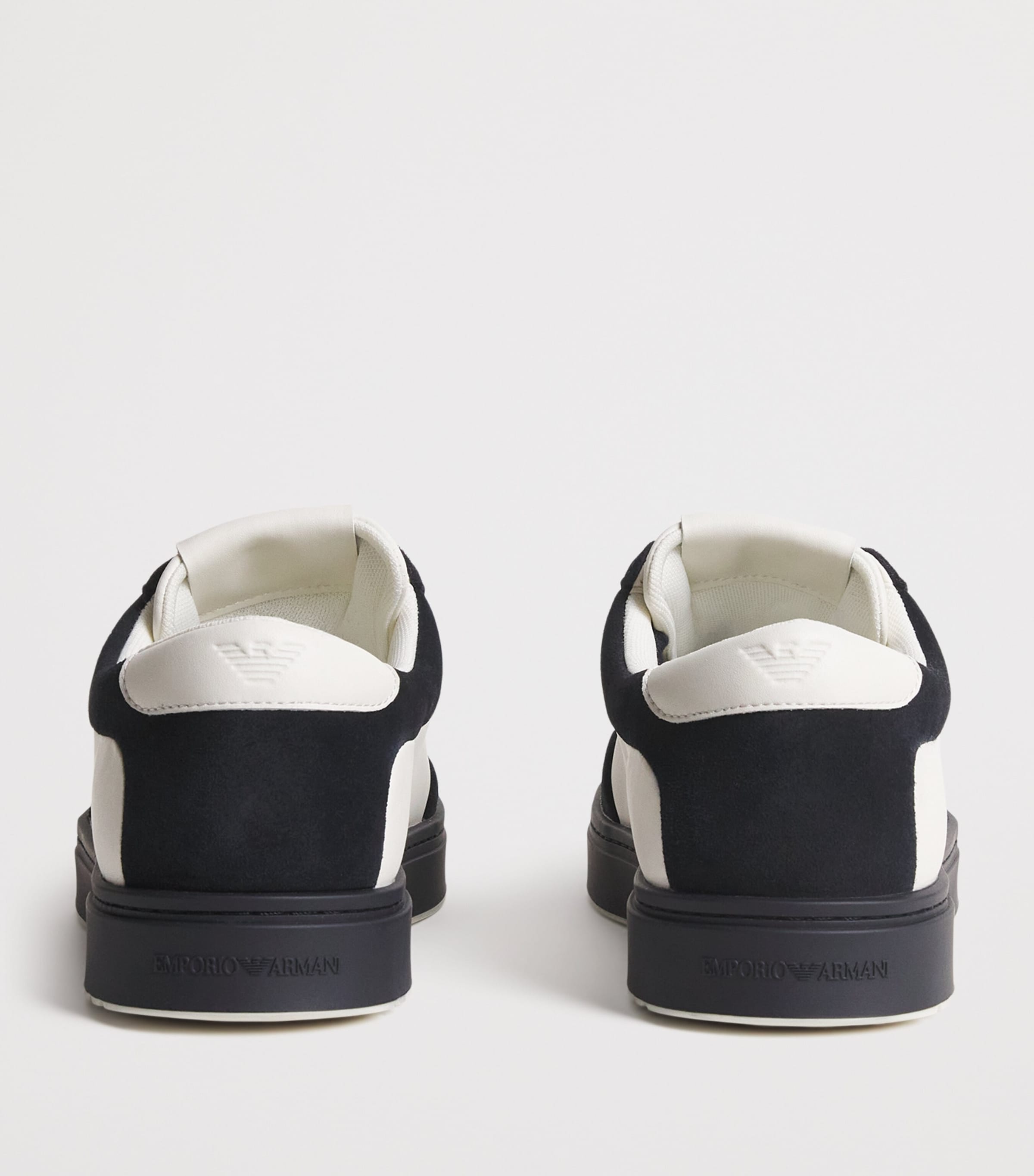 Leather Suede-Detail Sneakers MB513 Image 4