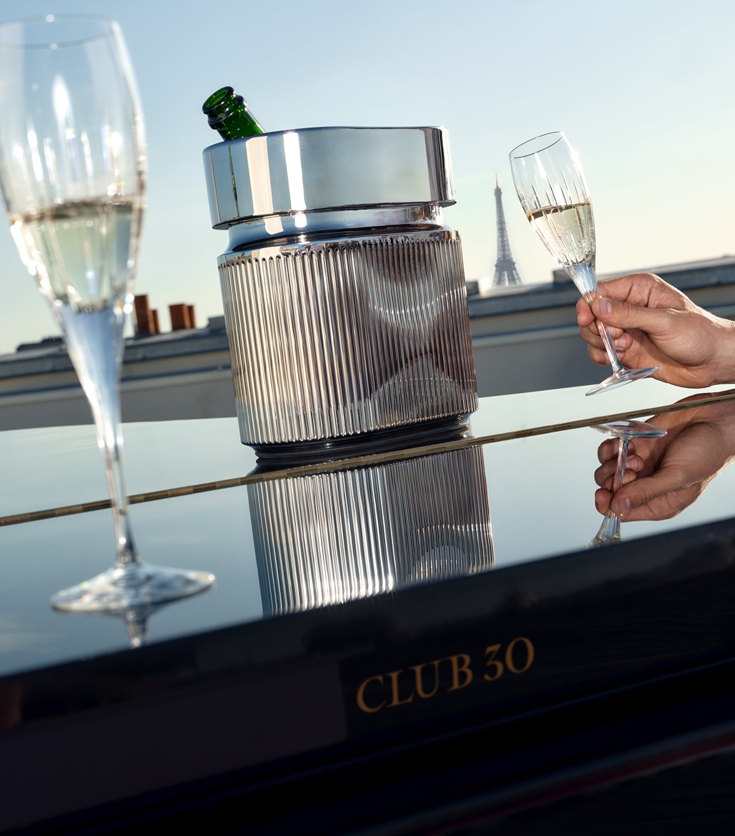 Christofle Set of 2 Perles Champagne Flutes (100ml) | Harrods ZA