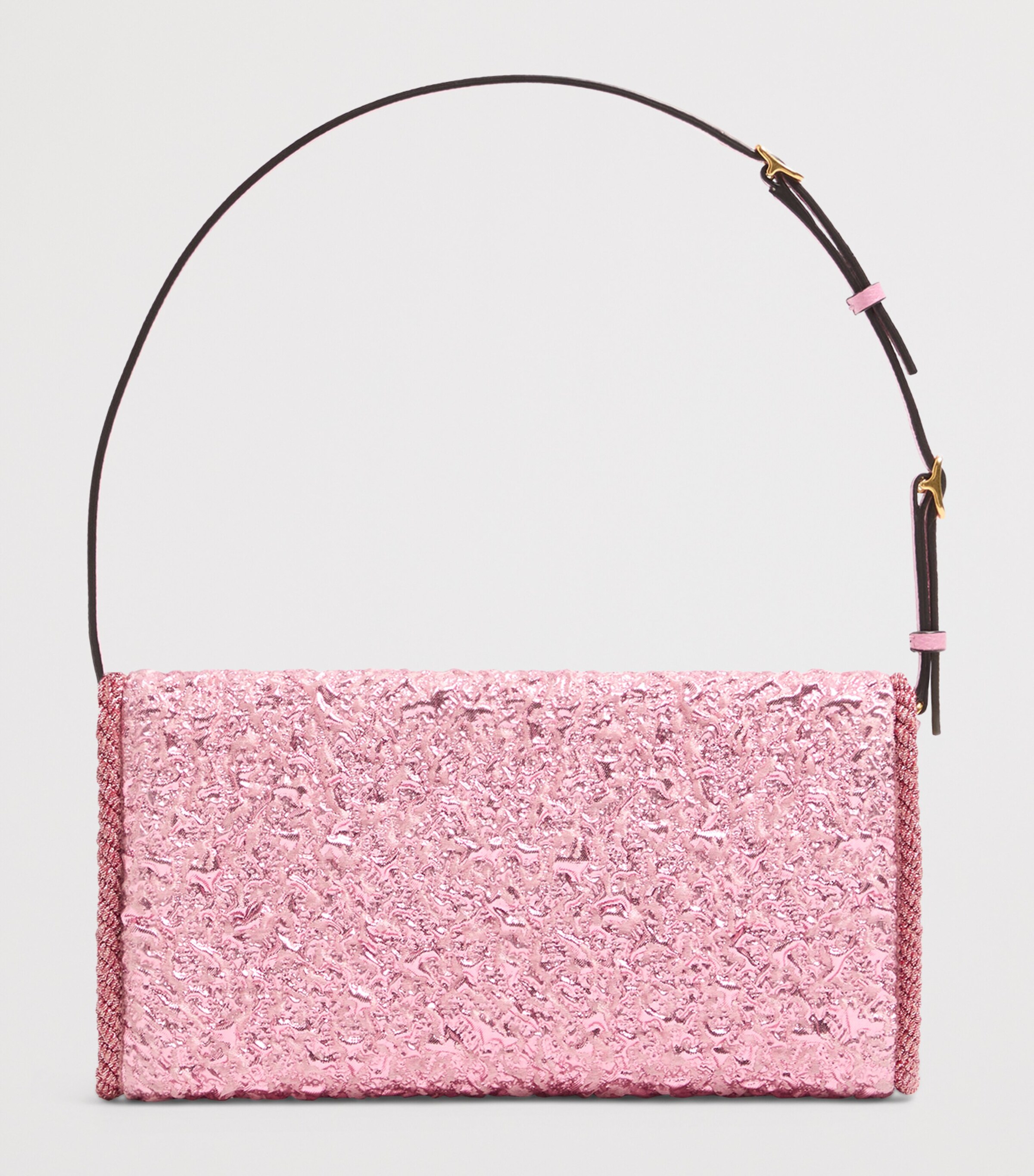 Metallic Vain Soft Shoulder Bag 517 Image 4