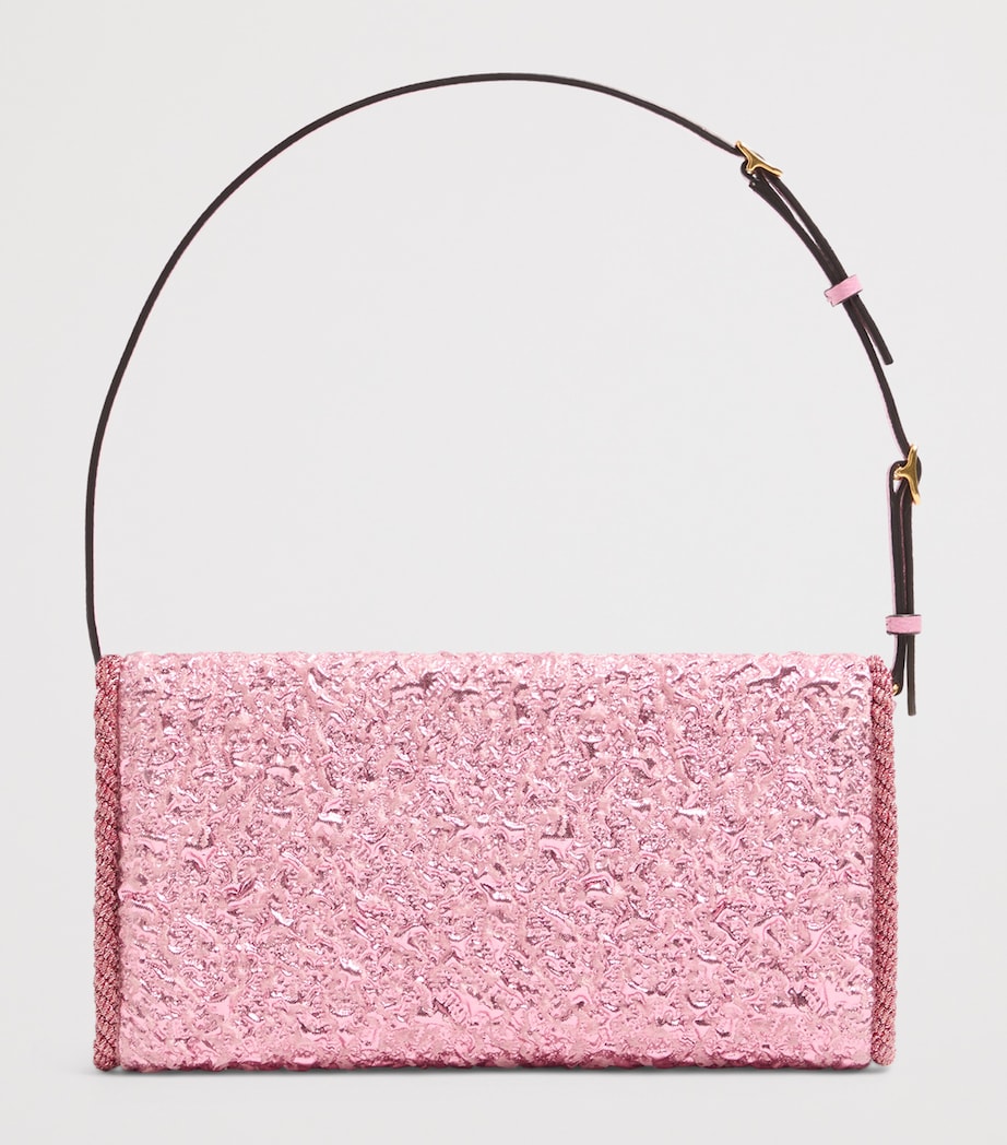 Metallic Vain Soft Shoulder Bag 517 Image 4