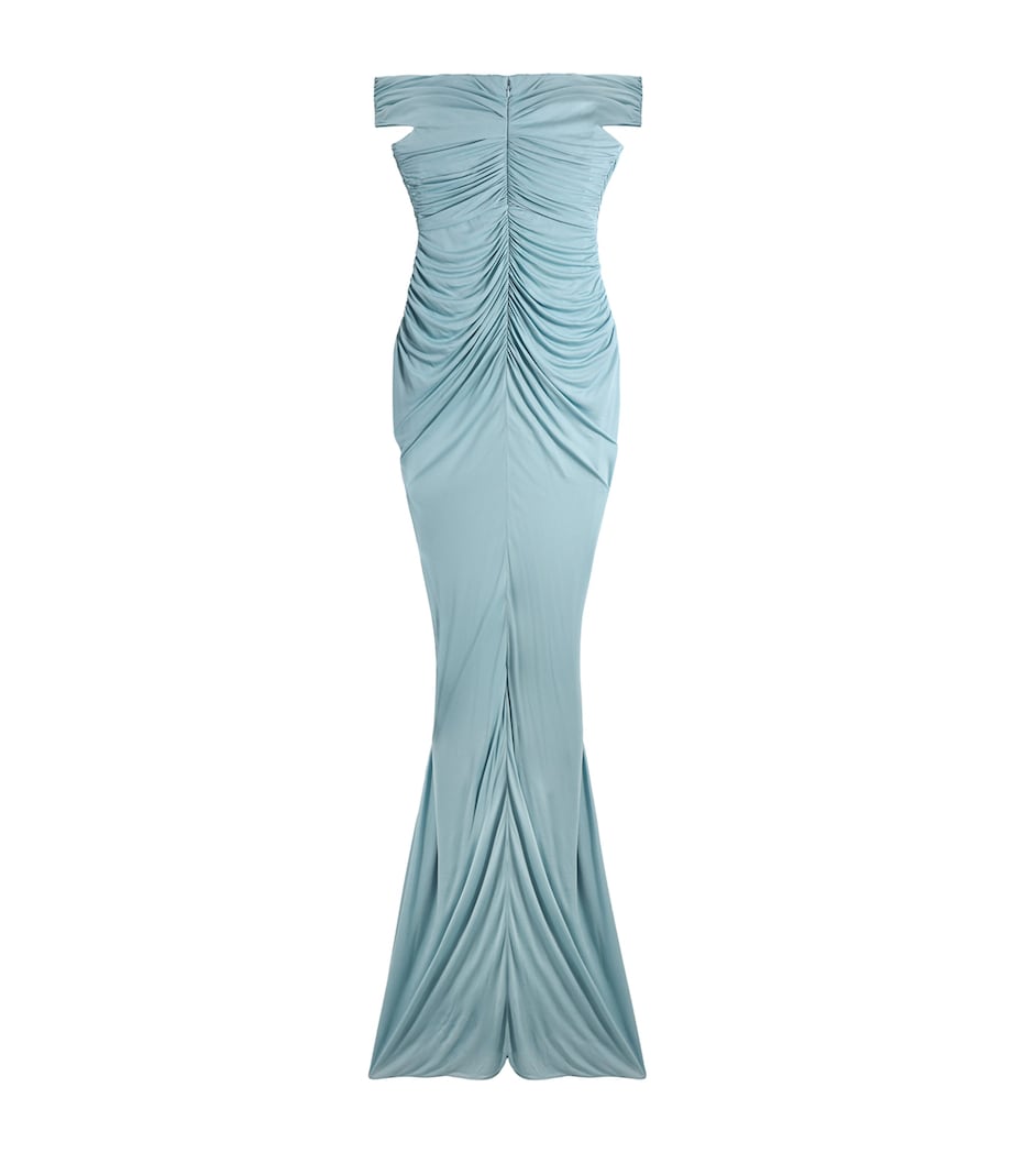 Keyhole Cut-Out Gown 702 LIGHT BLUE Image 6