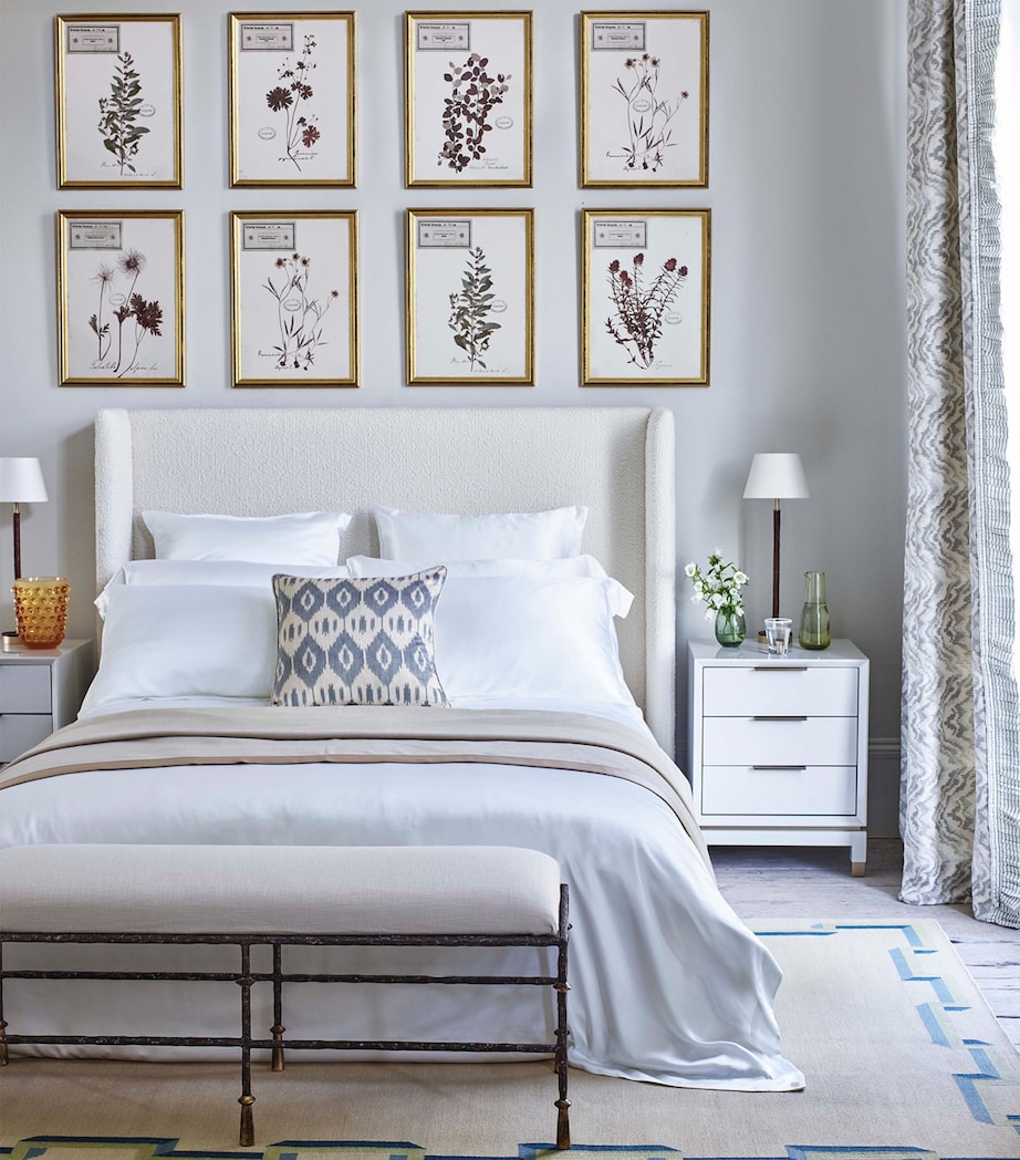 Silk Super King Duvet Cover (260cm x 220cm) WHITE Image 2