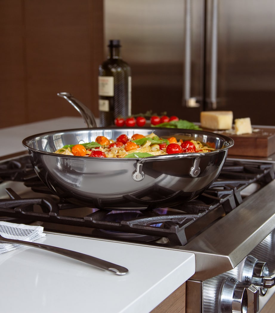 Hestan Stainless Steel NanoBond Chef’s Pan (36cm) Silver Image 4