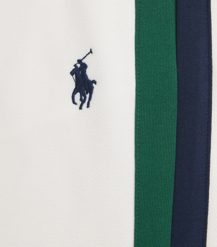 Polo Ralph Lauren Mens Stripe Open-Cuff Sweatpants White Image 6