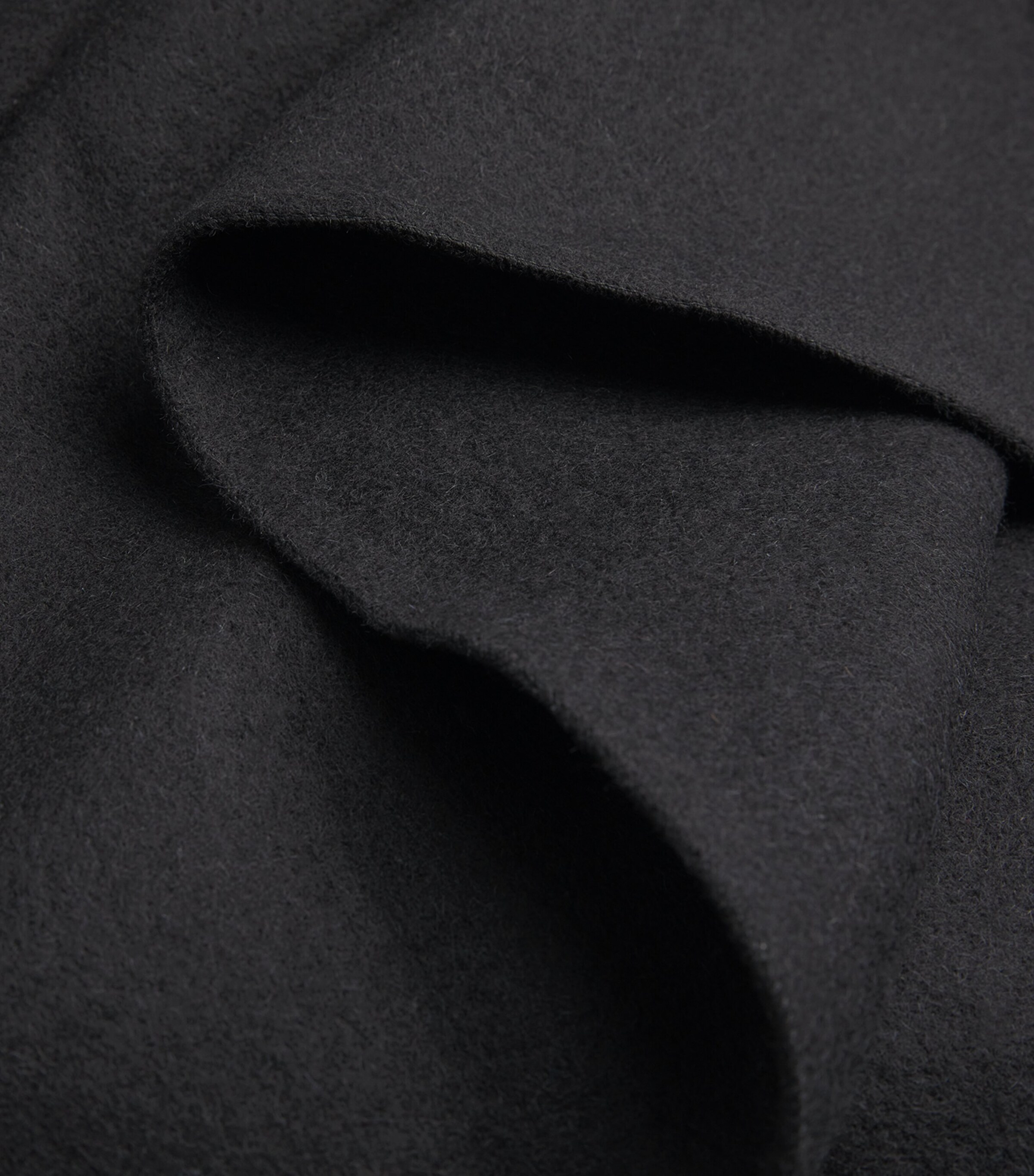 Cashmere Scarf BLACK Image 5
