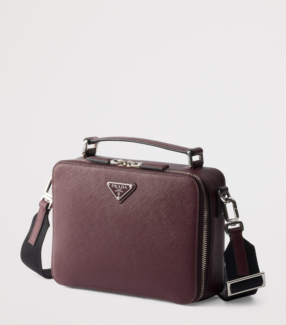 Medium Saffiano Leather Brique Cross-Body Bag F0007 Image 2