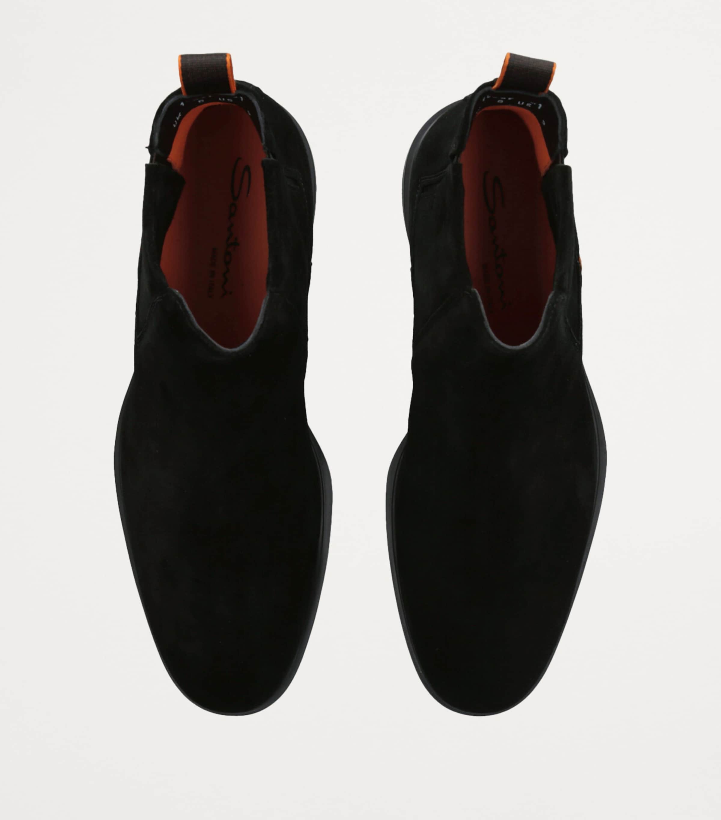 Suede Chelsea Boots BLACK Image 4