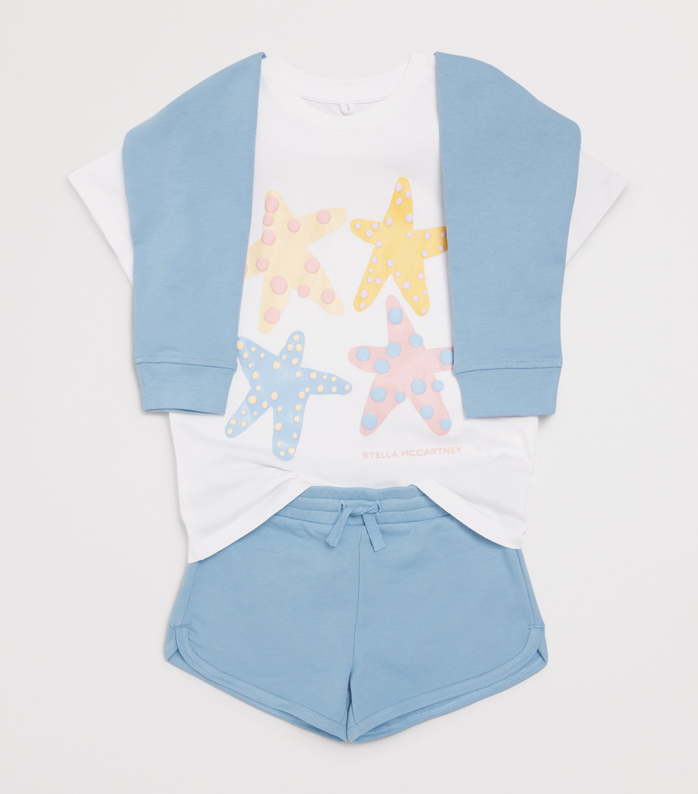 Stella McCartney Kids Organic Cotton Starfish T-Shirt (2-14+ Years) Image 3