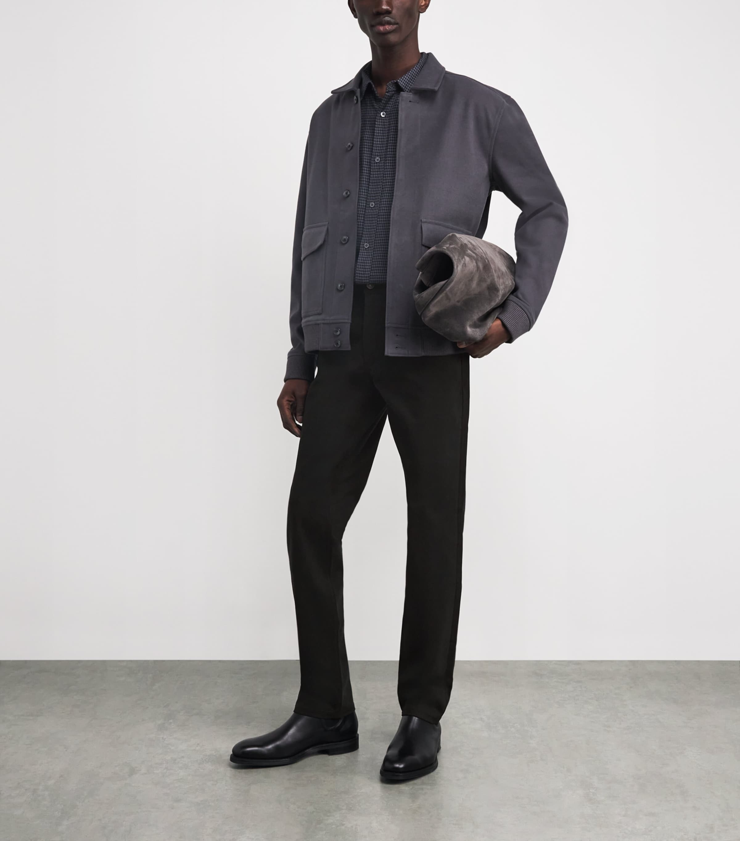 Transcend Vintage Doheny Straight Jeans BLACK SHADE Image 2