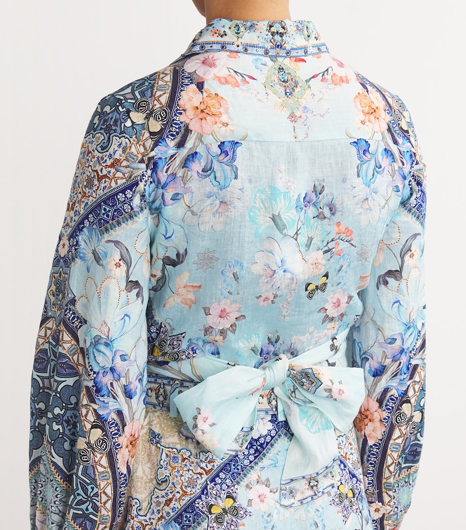 Camilla Womens Silk Wrap Shirt Almanpal Image 5