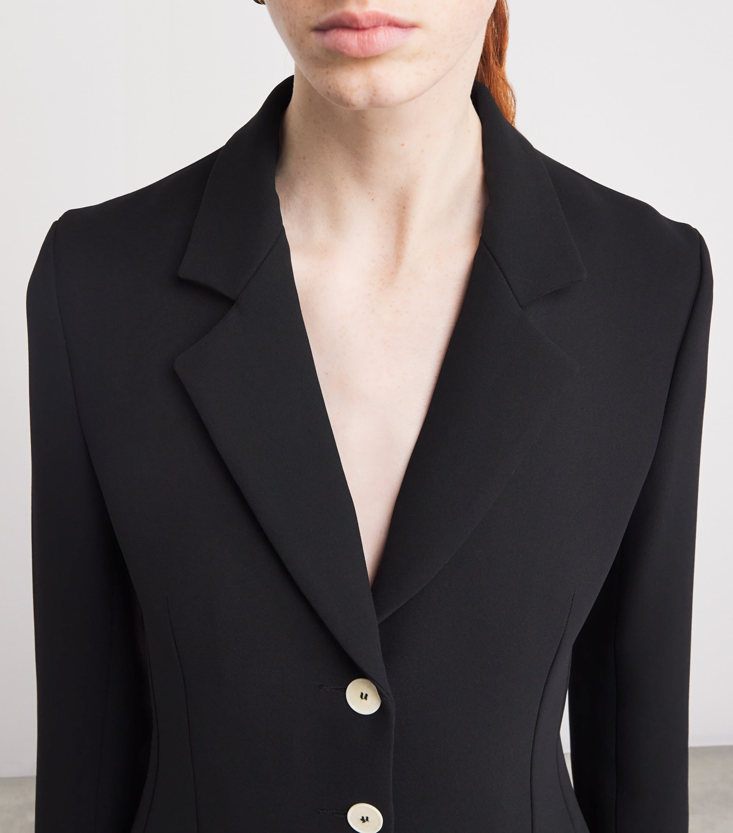 Blazer Midi Dress BLACK Image 4