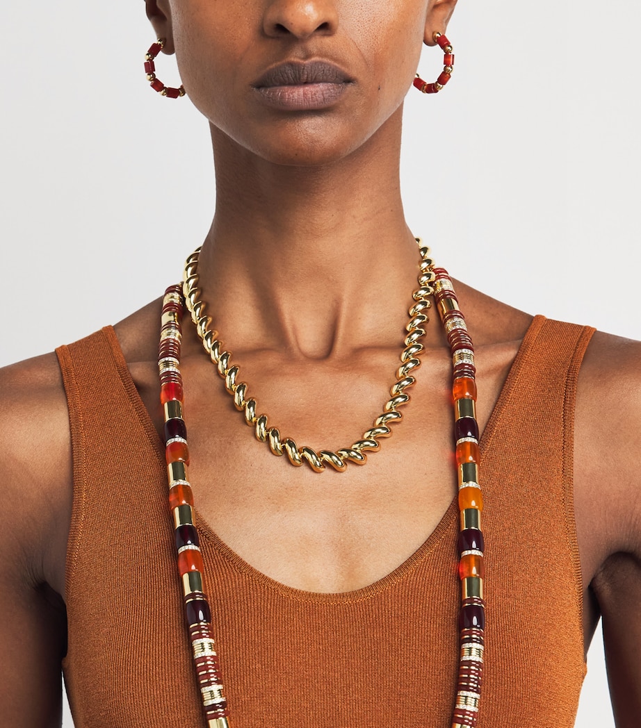 Zimmermann Scarf-Detail Maxi Dress Tan/print Image 3