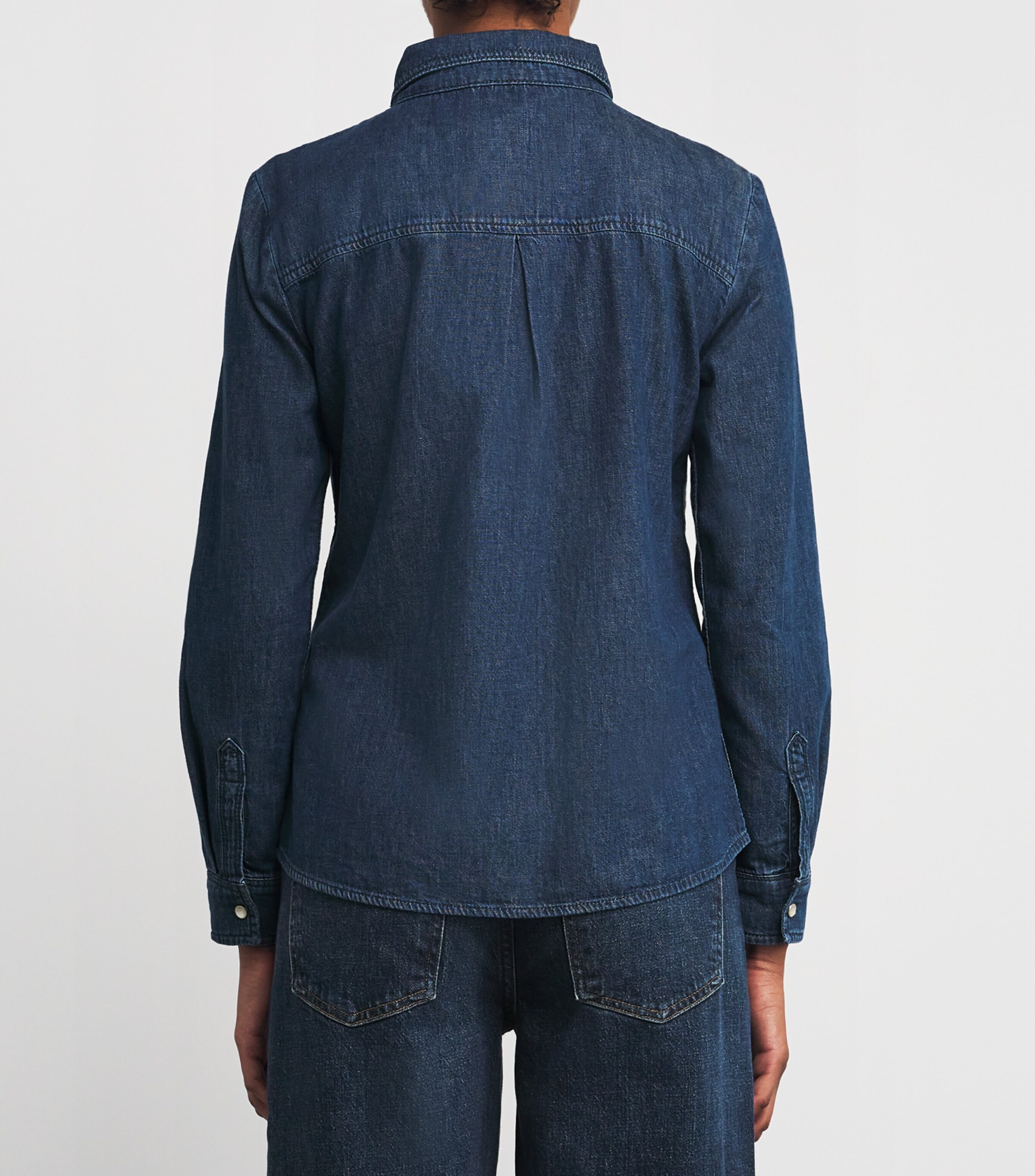 Denim Shirt NAVY Image 4