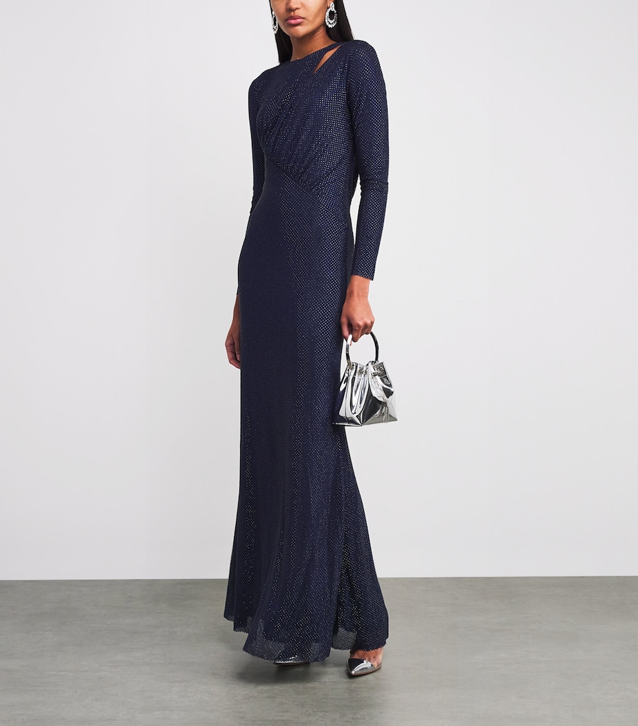 Embellished Cut-Out Maxi Dress NAVY Image 2