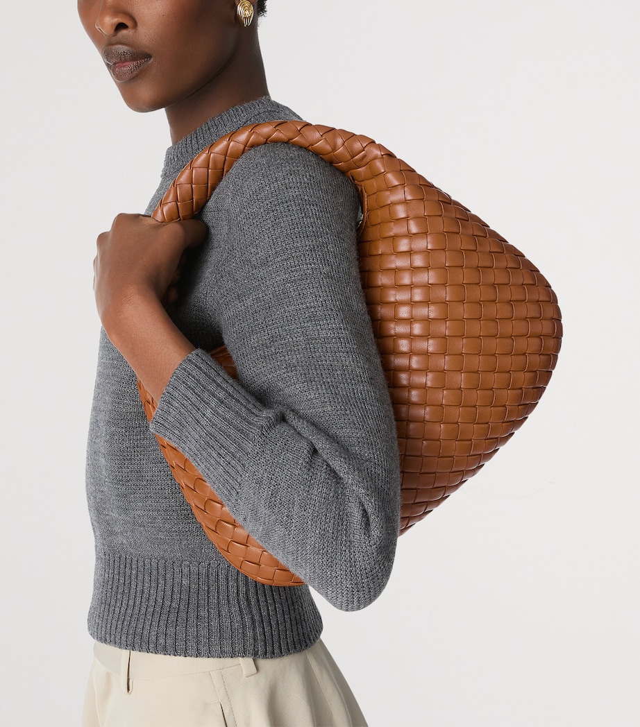 Small Intrecciato Leather Veneta Shoulder Bag 2599 Image 2