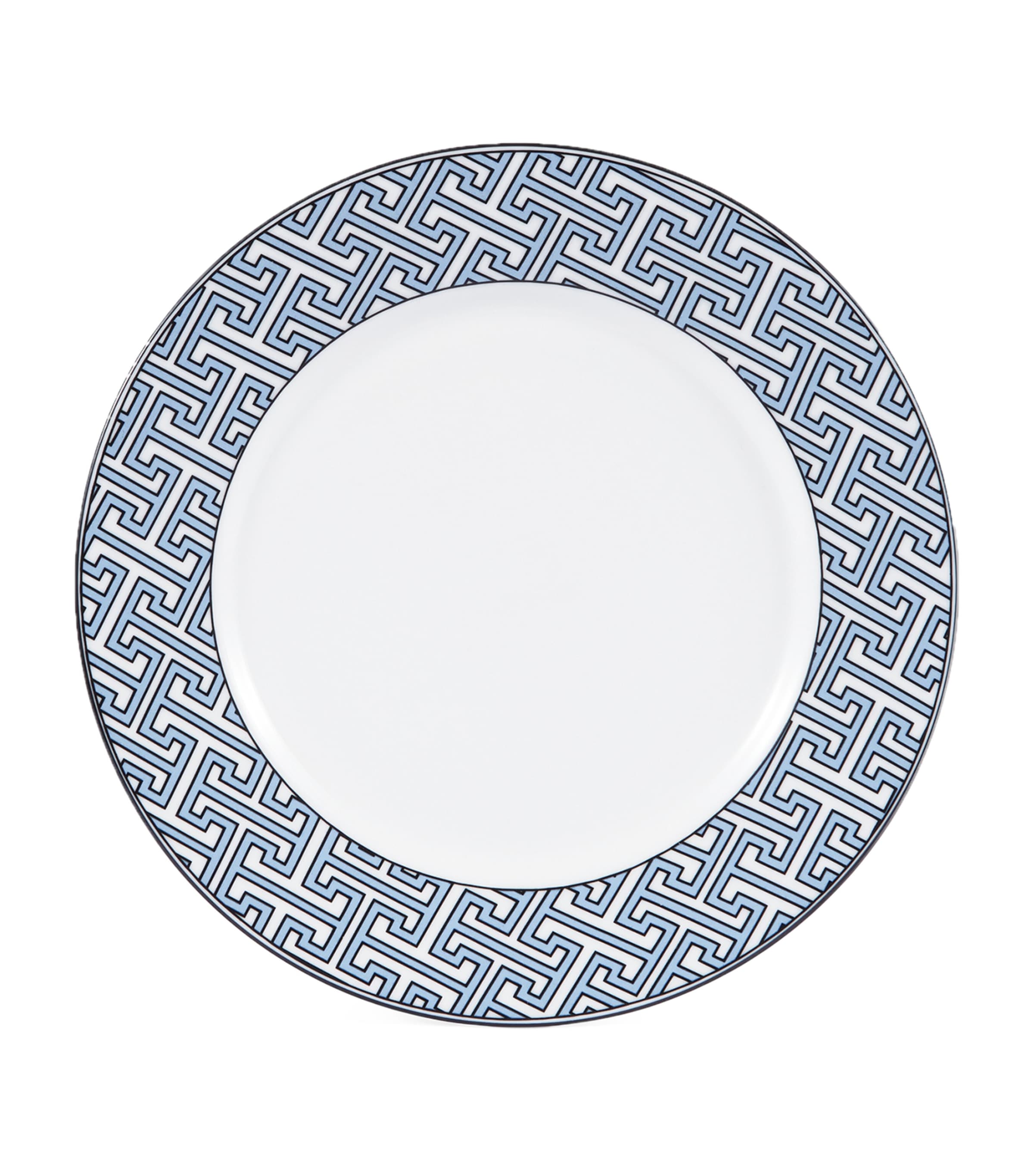 O.w.london O. W.london Set Of 2 Maze Dinner Plates In Blue