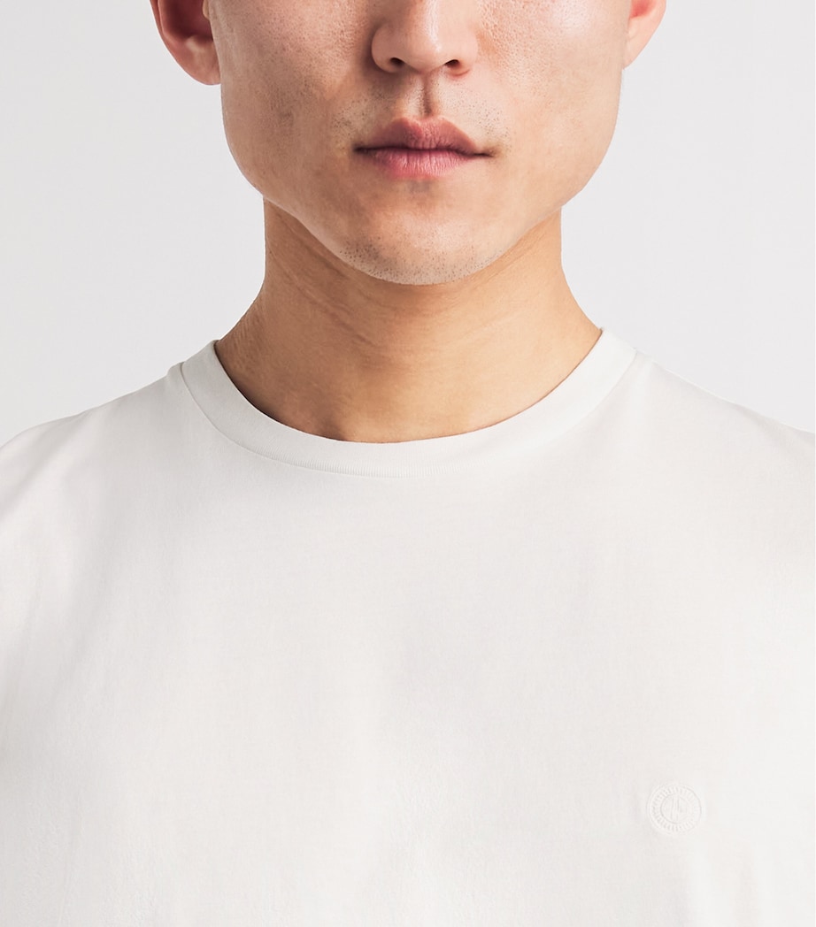 Harrods Mens Cotton T-Shirt White Image 3