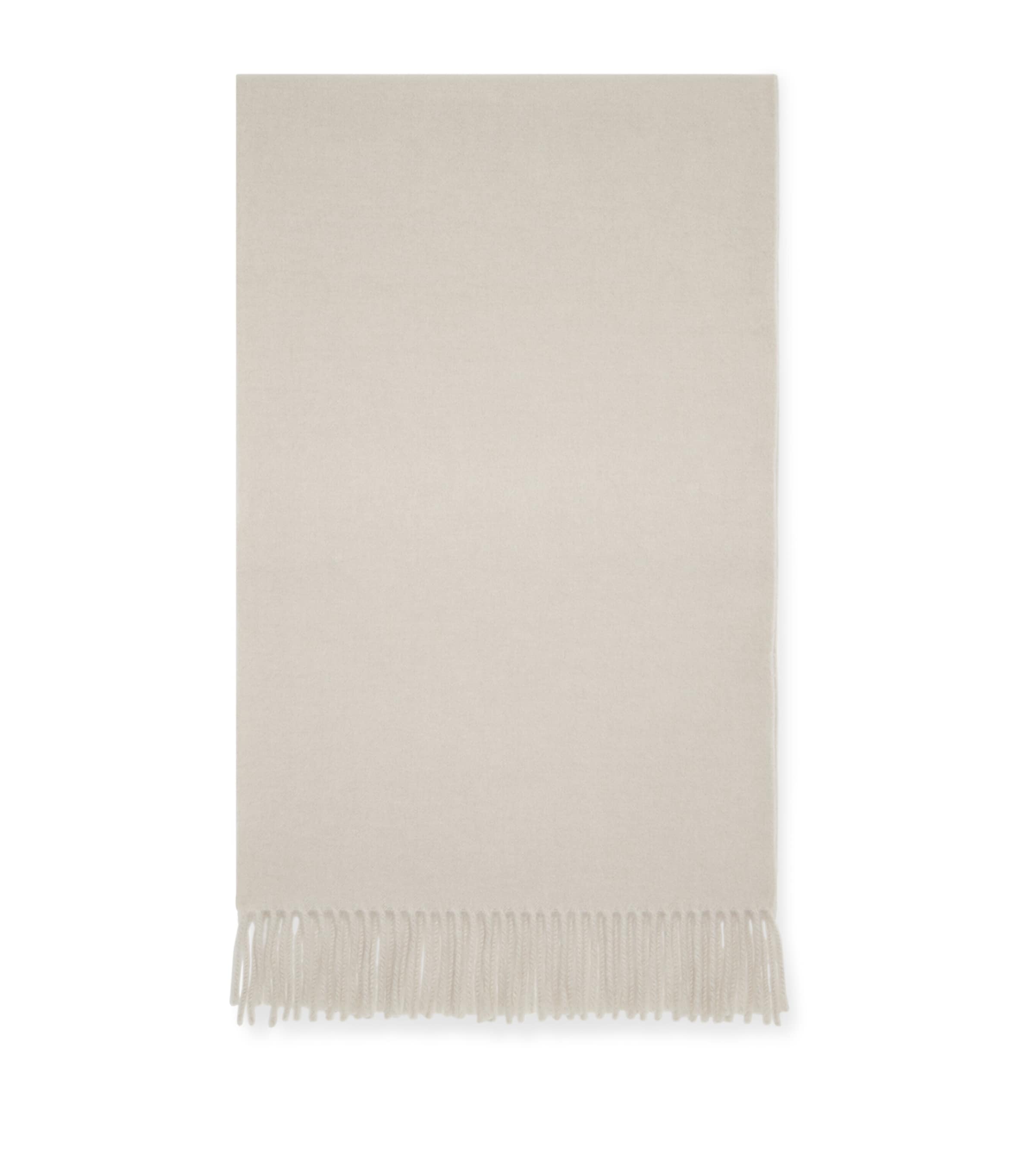Brunello Cucinelli Cashmere Scarf In Gray