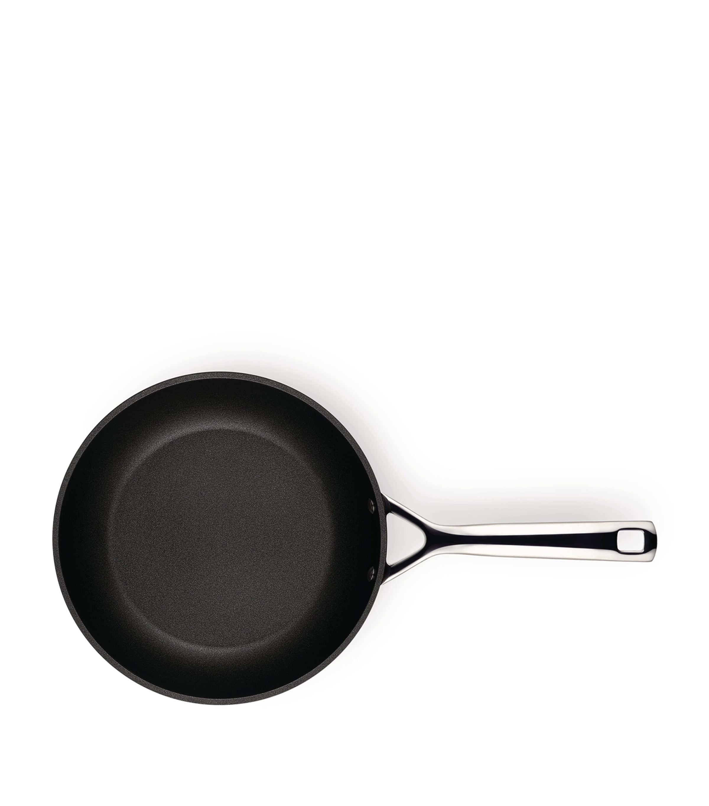 Toughened Non-Stick Aluminium Deep Frying Pan (24cm) BLACK Image 2