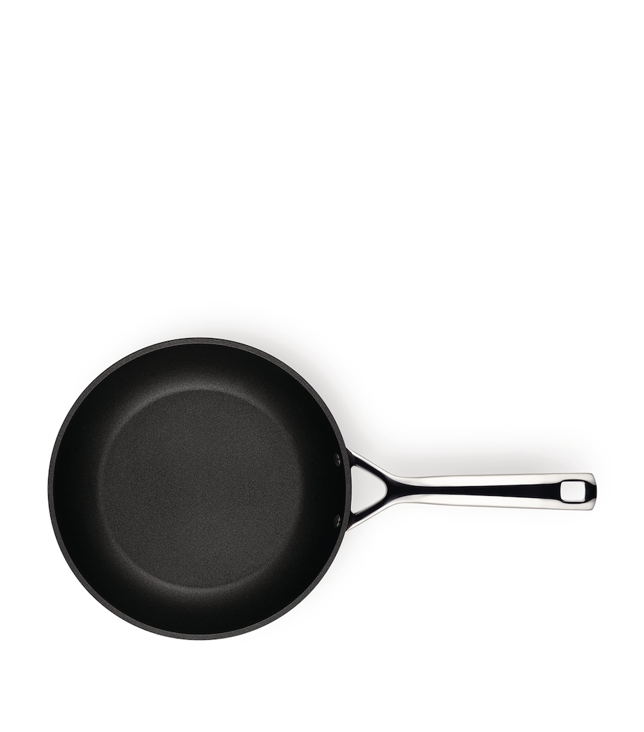 Toughened Non-Stick Aluminium Deep Frying Pan (24cm) BLACK Image 2