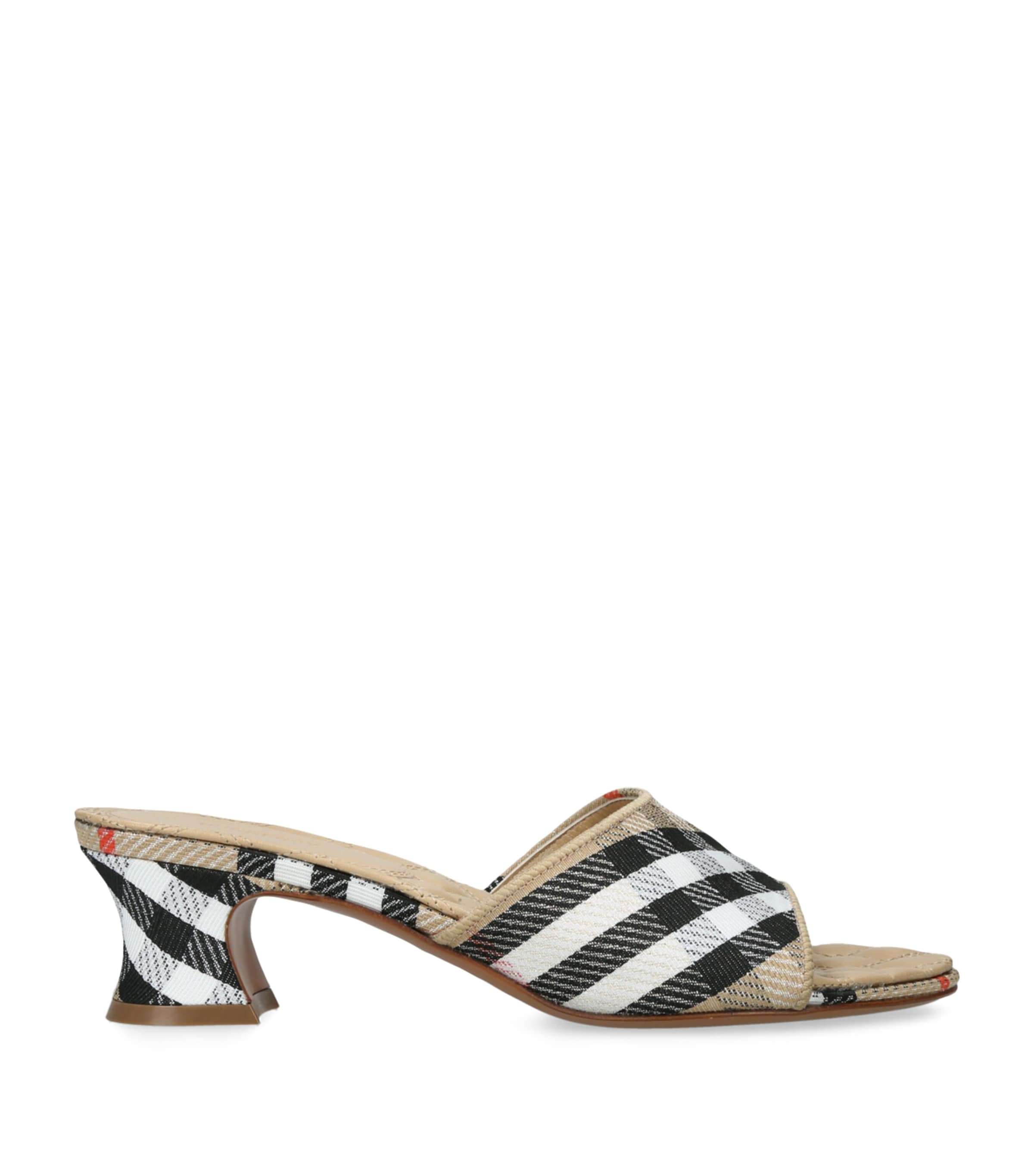 Check Sloane Mules 45 BEIGE COMB Image 1