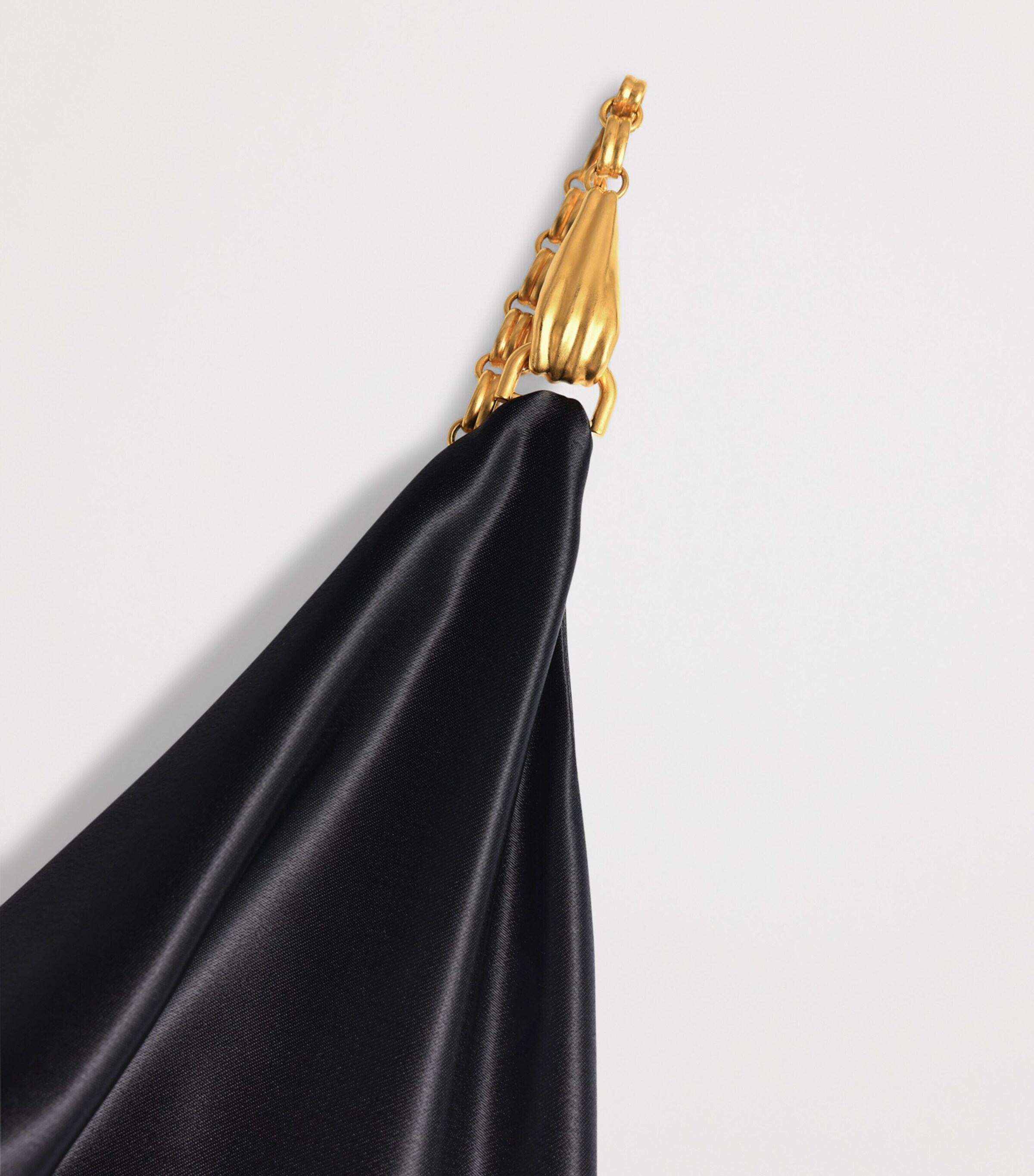 Schiaparelli Womens Satin Bias-Cut Gown Black Image 7