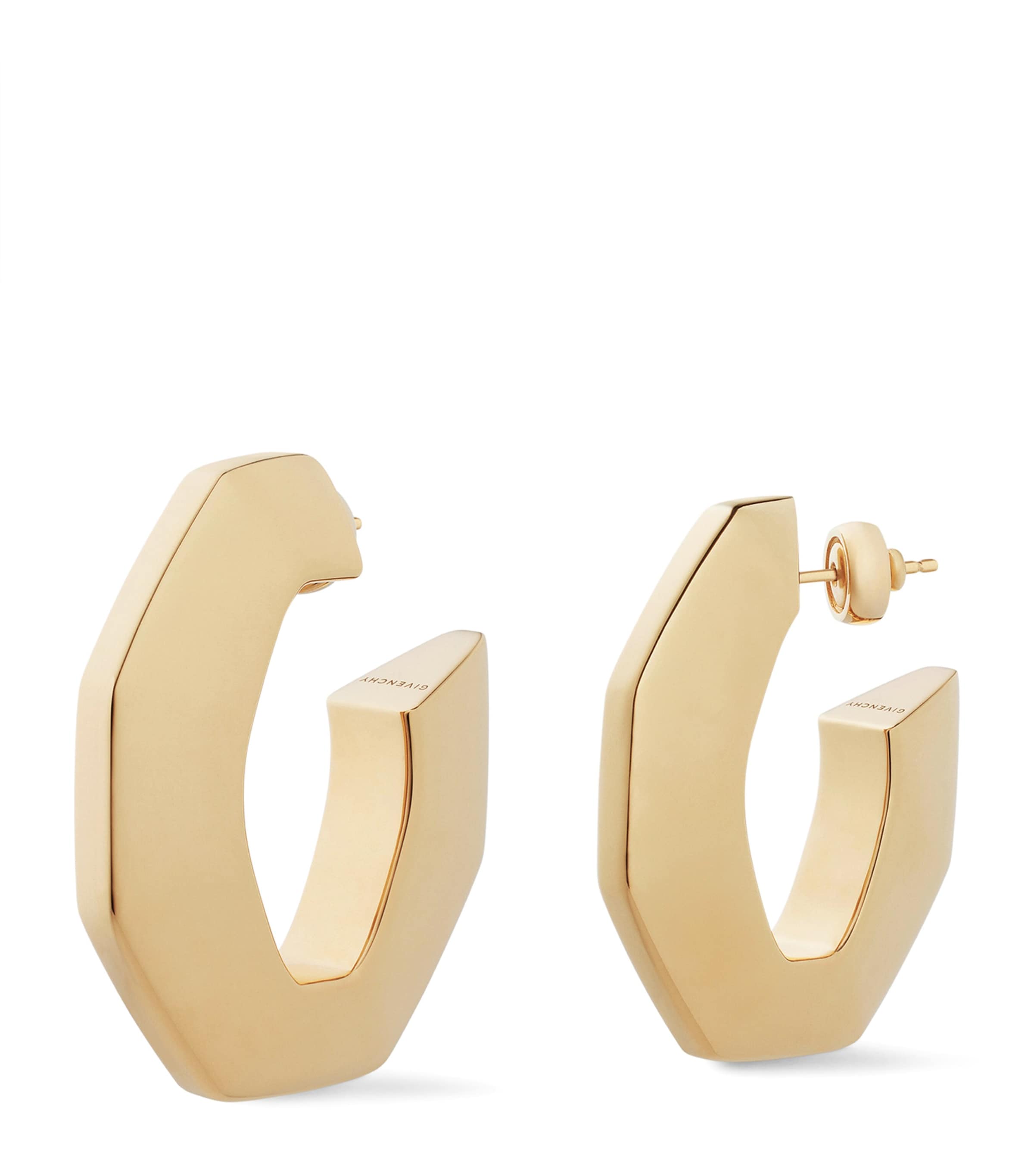Large Structural Earrings GOLDEN YELLOW Image 1