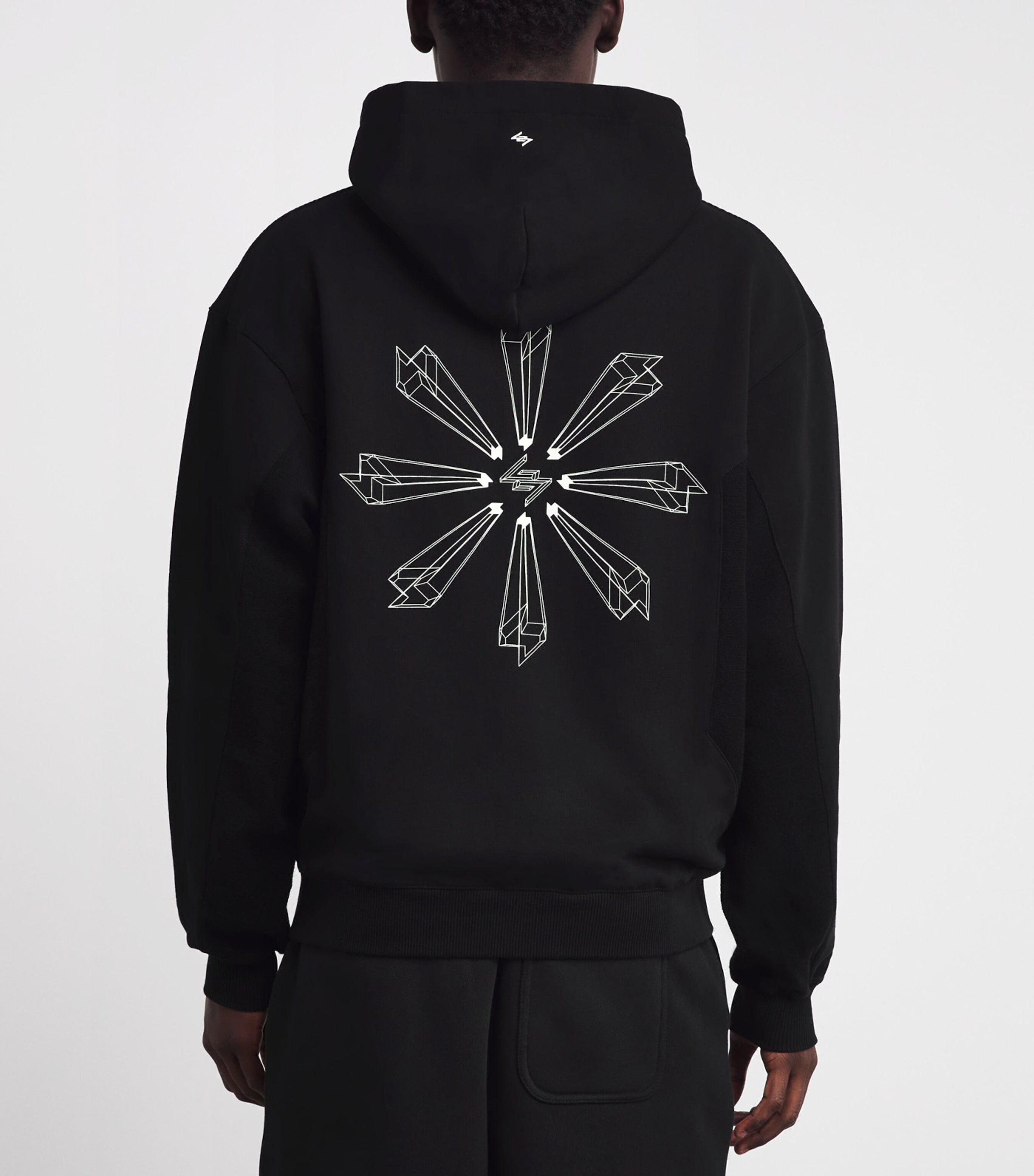 Uprising Zip-Up Hoodie BLACK Image 4